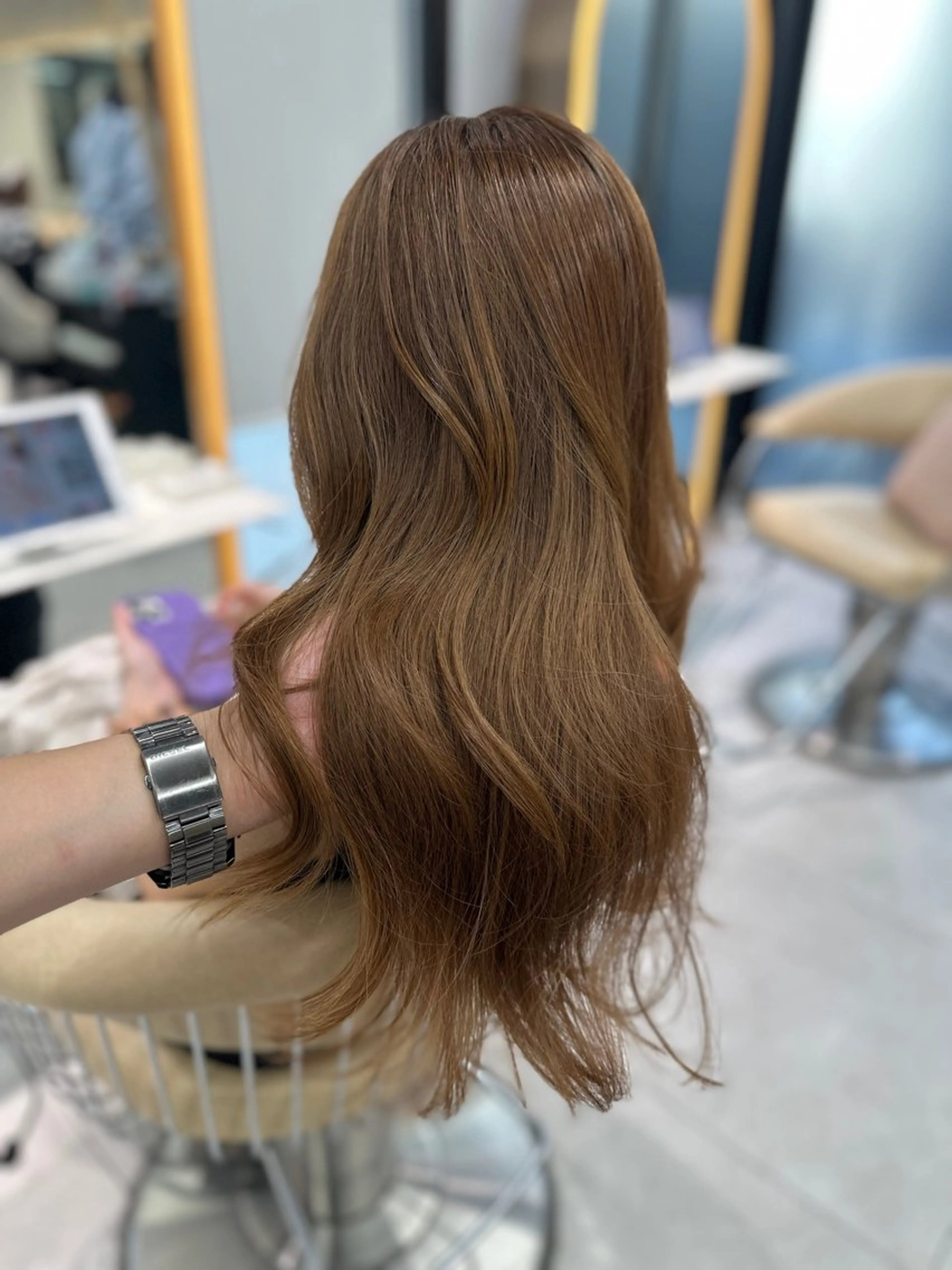 ロング カラー カット ヘアカラー トリートメント 《髪質改善✖️オリー ブ🧸》小嶋拓也のヘアスタイル