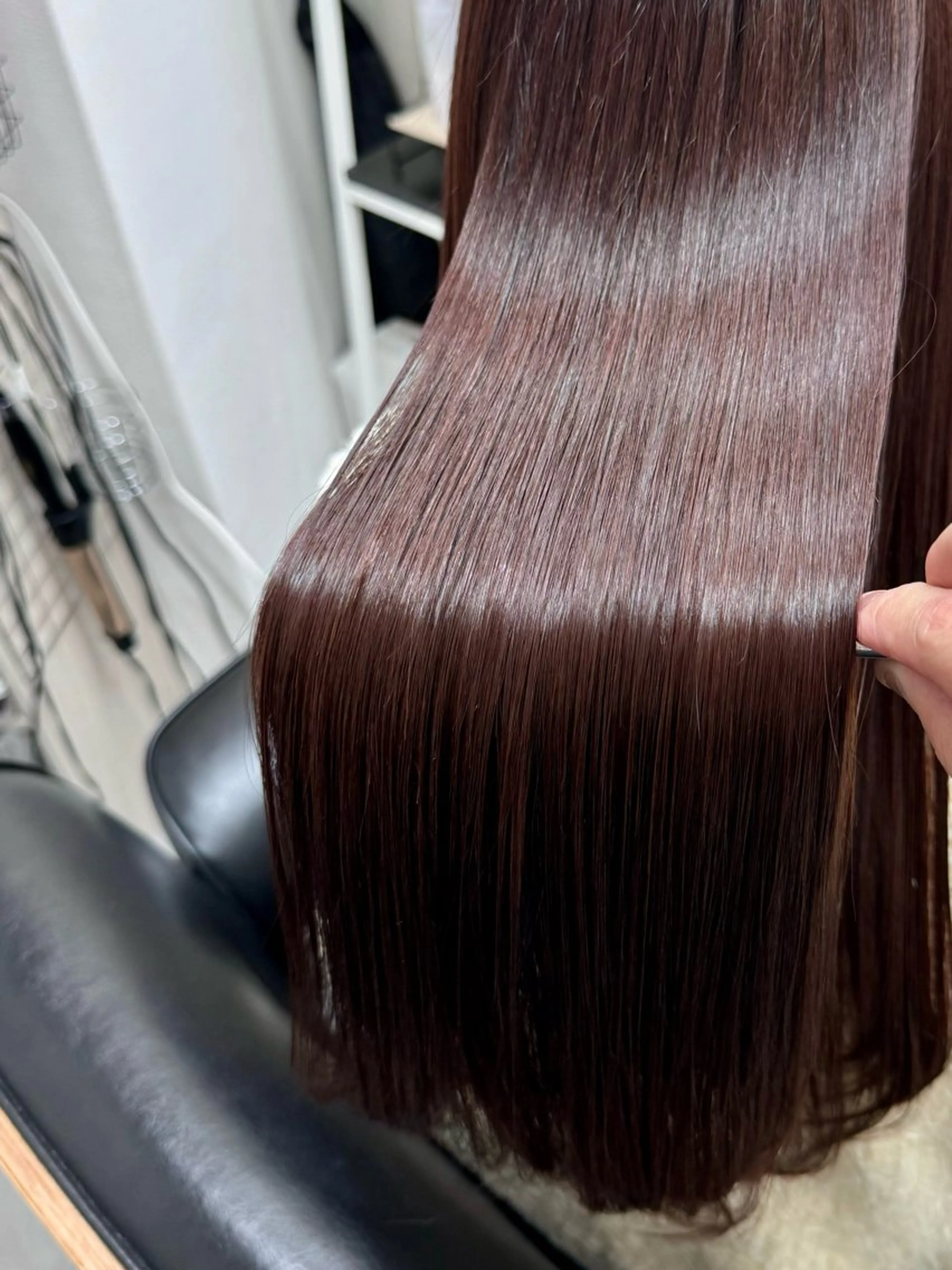 ロング カラー アディクシーカラー イルミナカラー クオルシアカラー 髪質改善 韓国風ヘア 艶髪改善師/高橋潤 /レイヤーカットのヘアスタイル