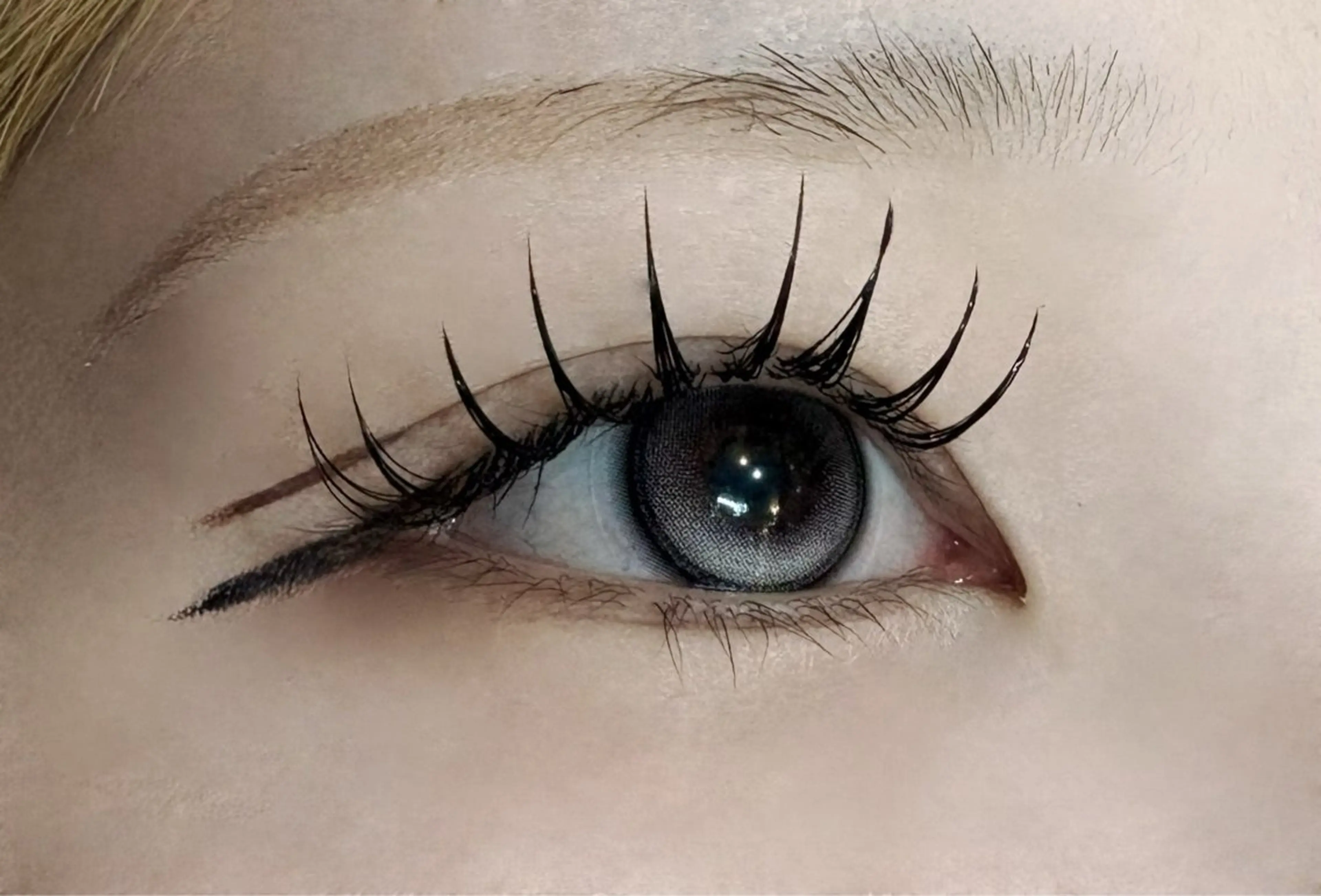 マツエク・マツパ Dカール フラットラッシュ myMee HARUKAのマツエク・マツパデザイン