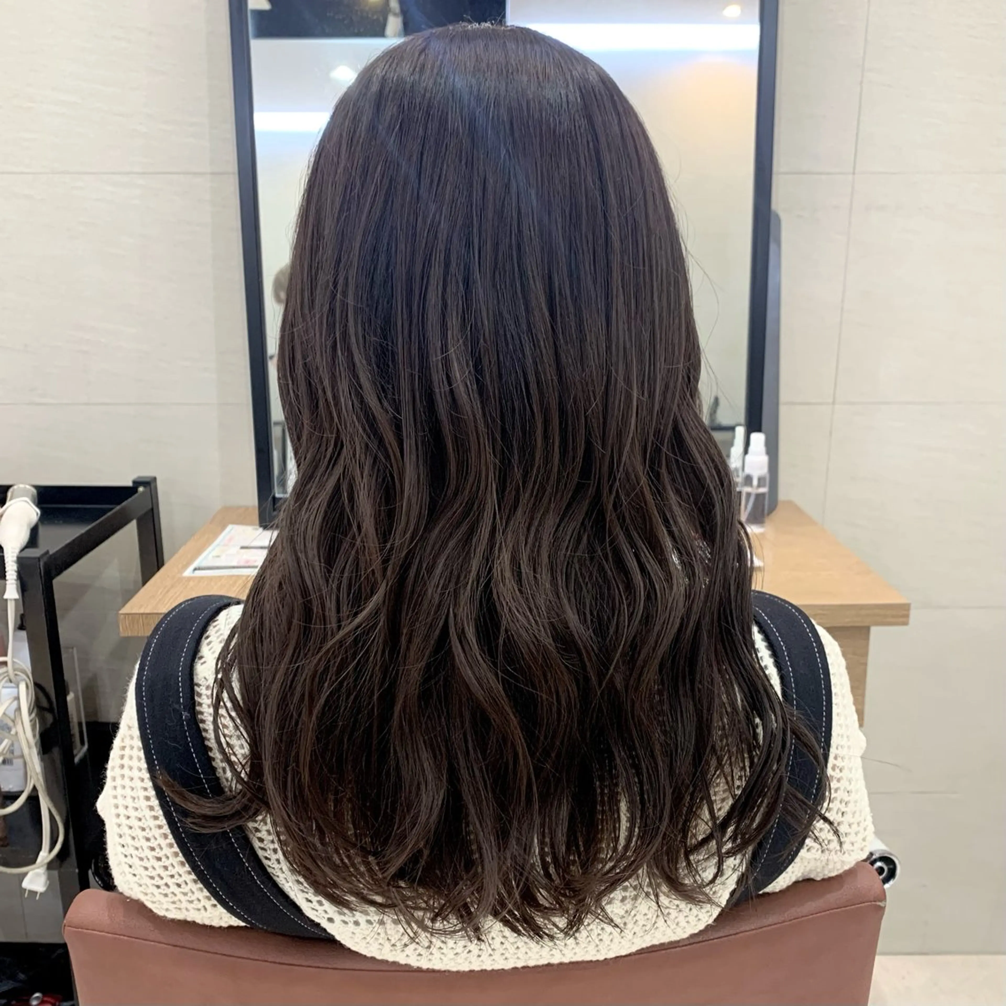 ミディアム ヘアカラー トリートメント 透明感カラー/レイ ヤー/Nana🌈のヘアスタイル