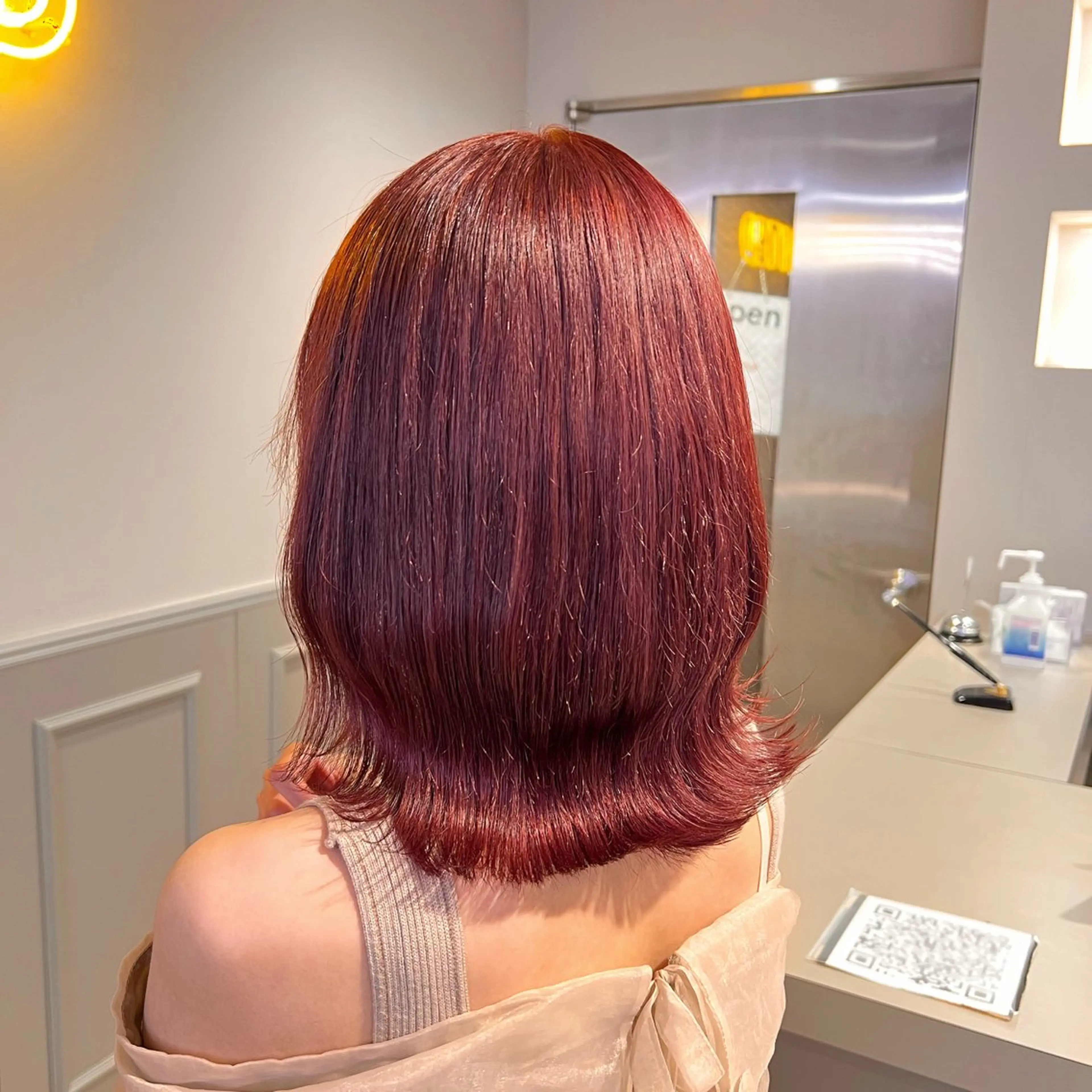 ミディアム カラー 💖札幌カラー 指名No.1💖玲奈のヘアスタイル