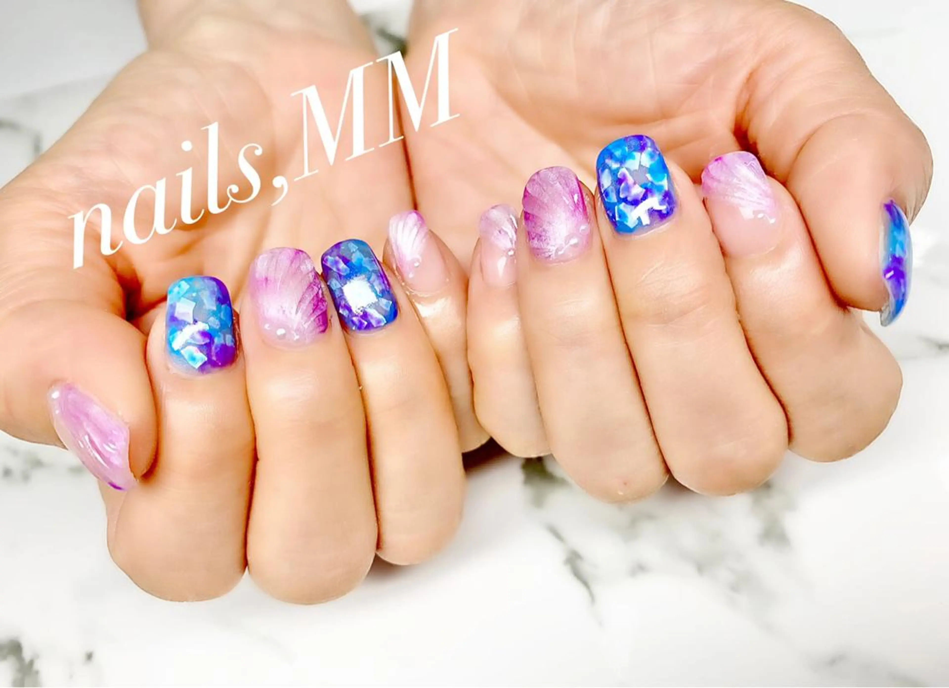 ネイル 夏ネイル ハンドネイル nailsalon MMのネイルデザイン