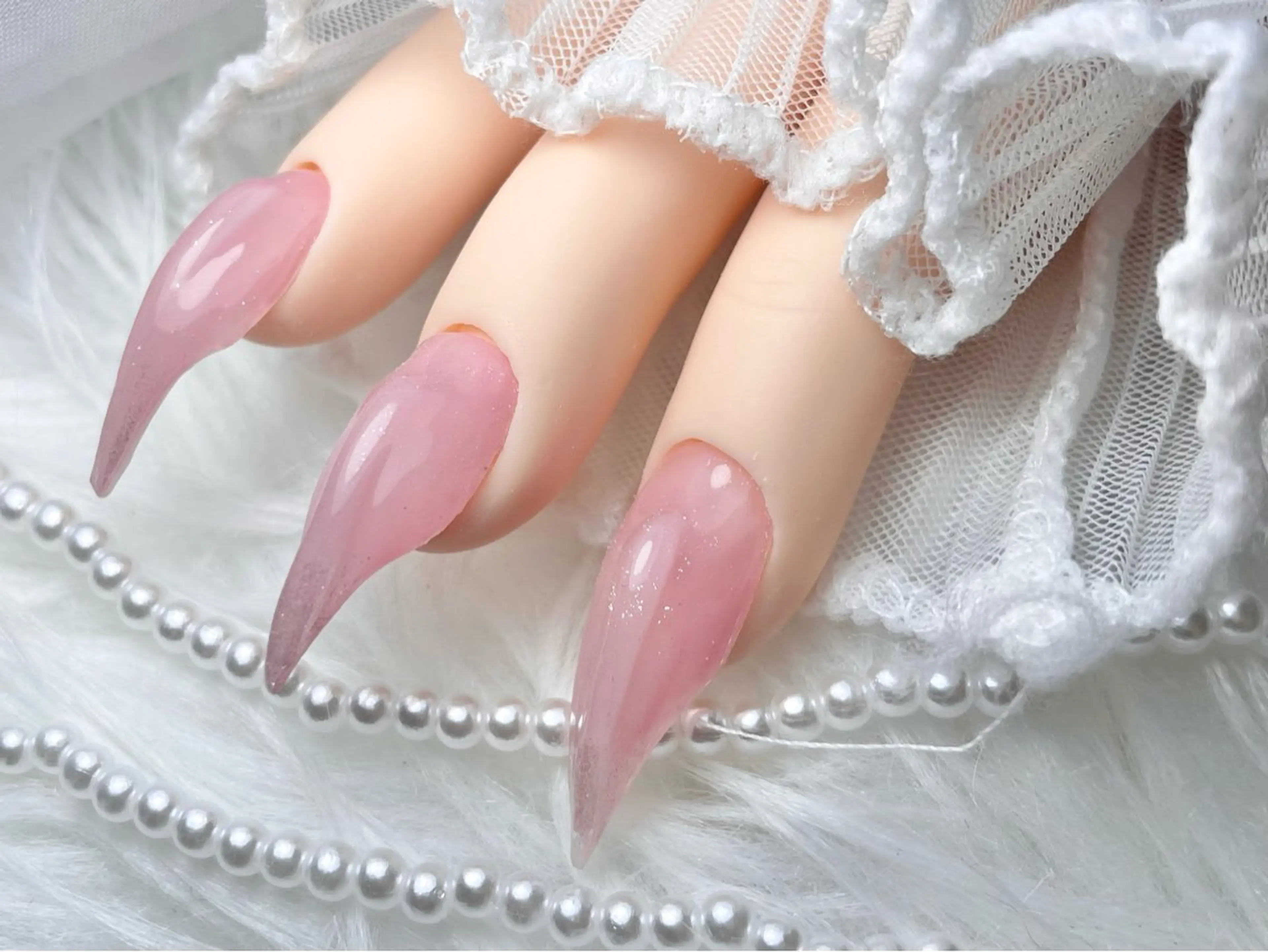 ネイル スカルプネイル ハンドネイル ゆりか ジョアアンジェ福島のネイルデザイン