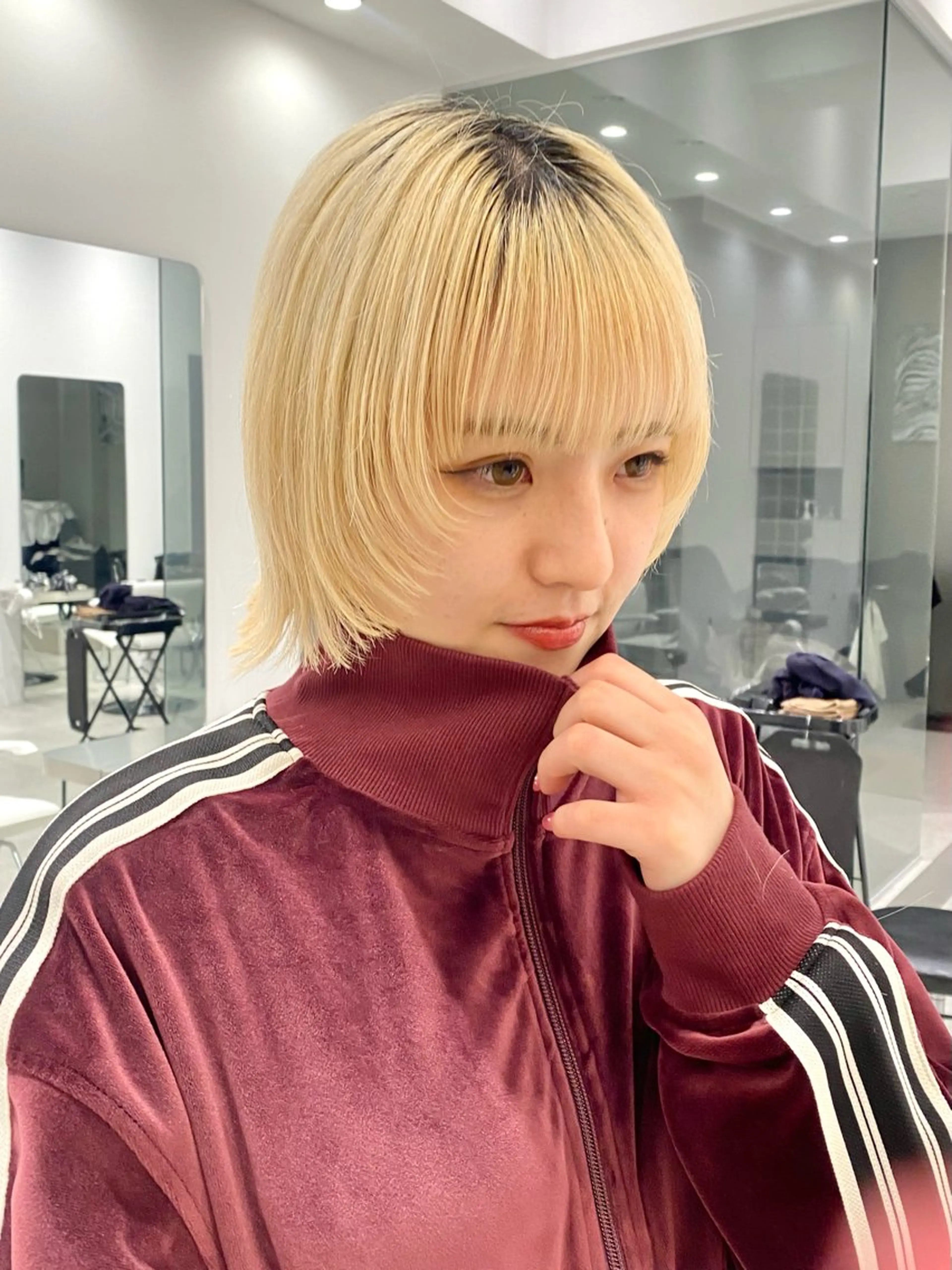 ショート すぎもと さき⚡️ レイヤー・*パーマのヘアスタイル