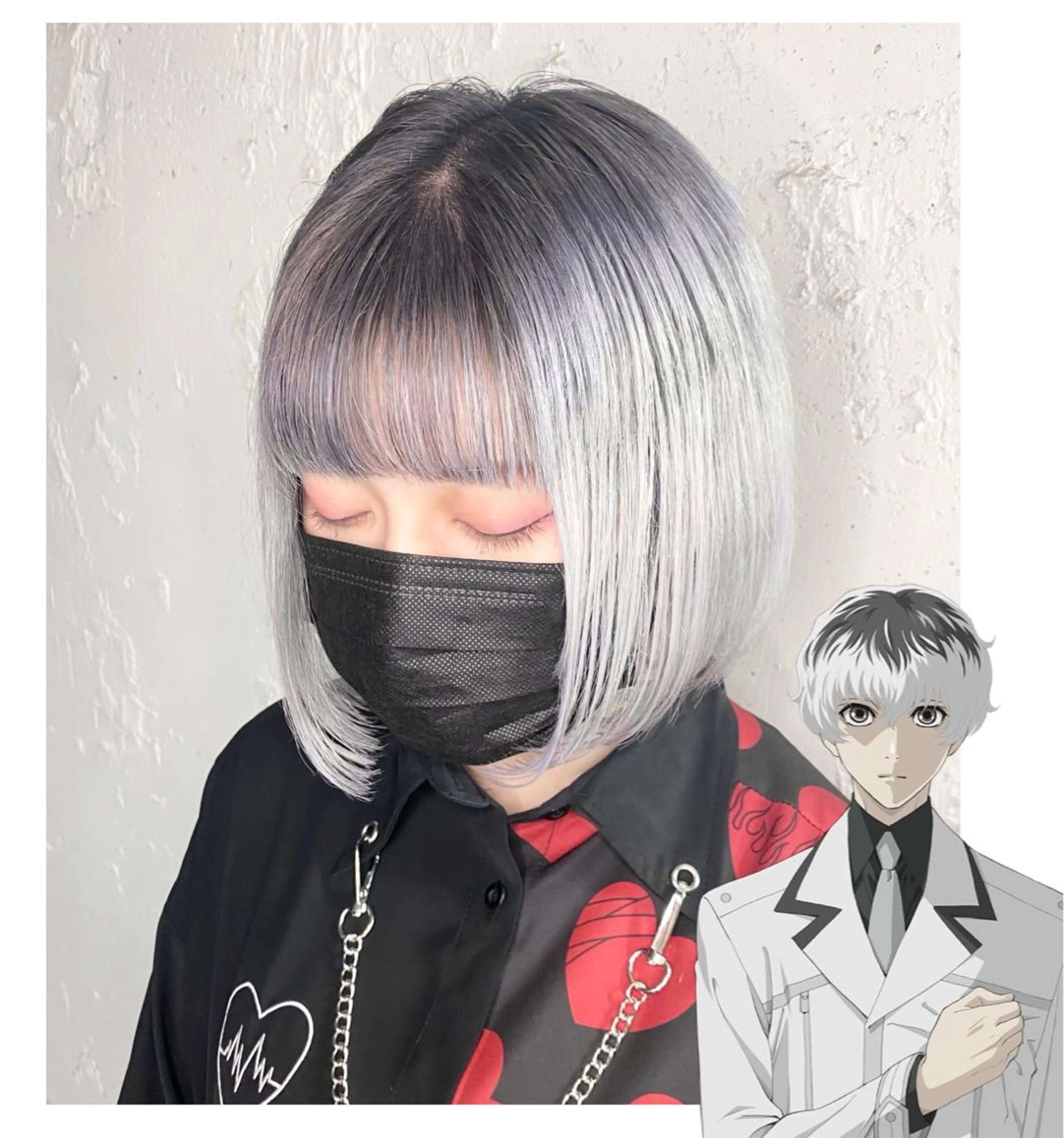 ショート カラー TSUNO🦖 派手髪/オタク美容師のヘアスタイル