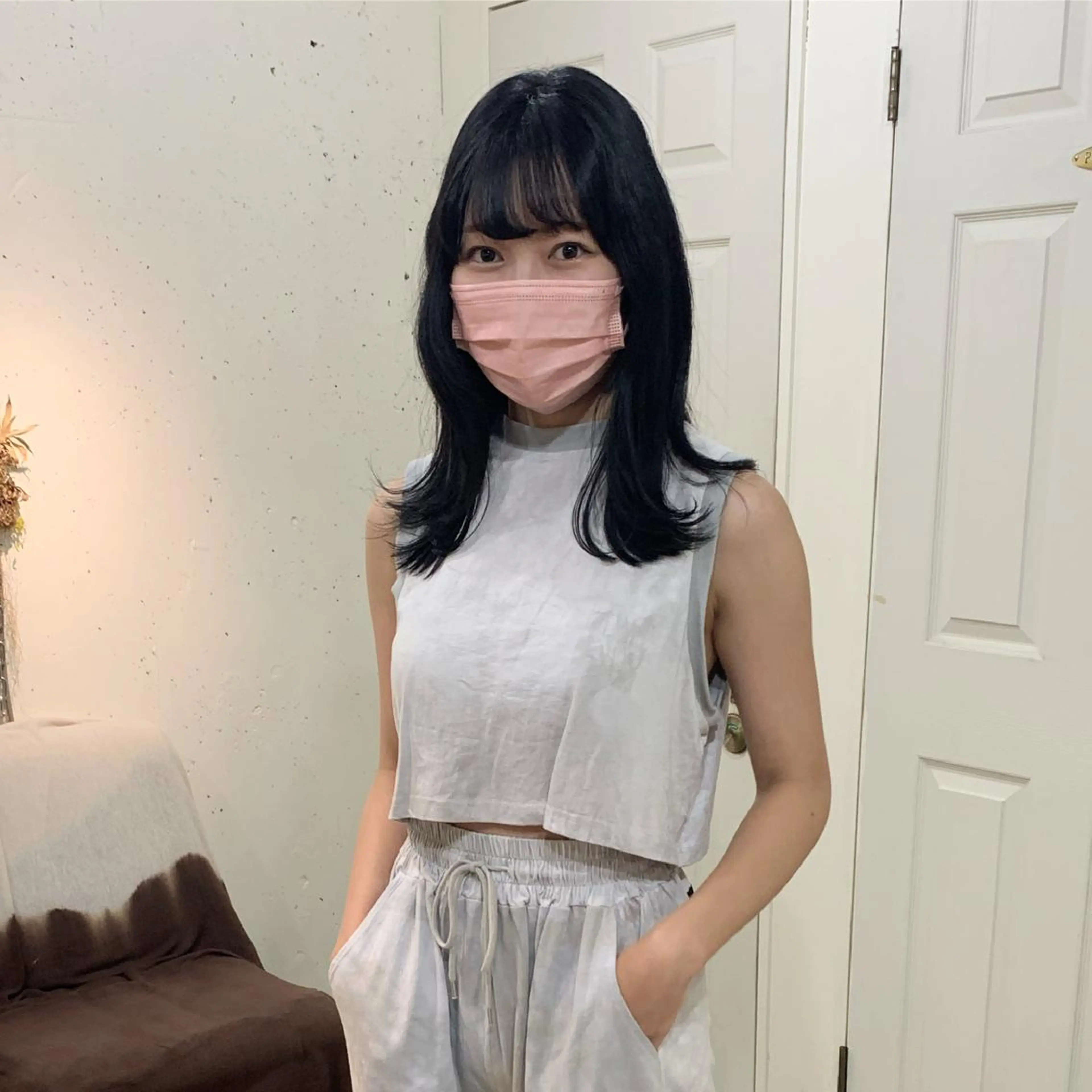 ミディアム カラー パーマ スパイキーショート/ メンズヘア/hugeのヘアスタイル