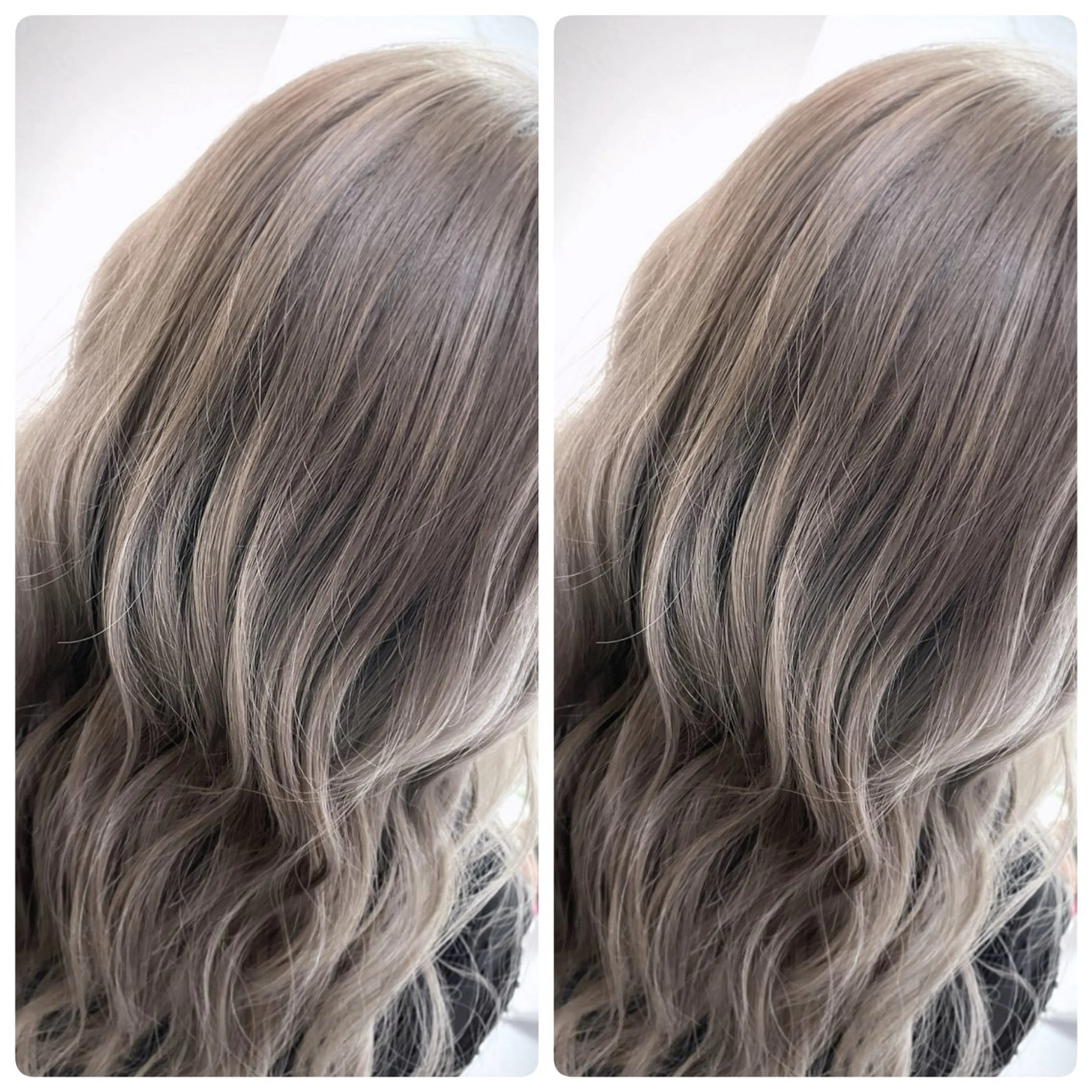 セミロング ヘアカラー 飯星慧斗 /ブリーチ、縮毛矯正のヘアスタイル