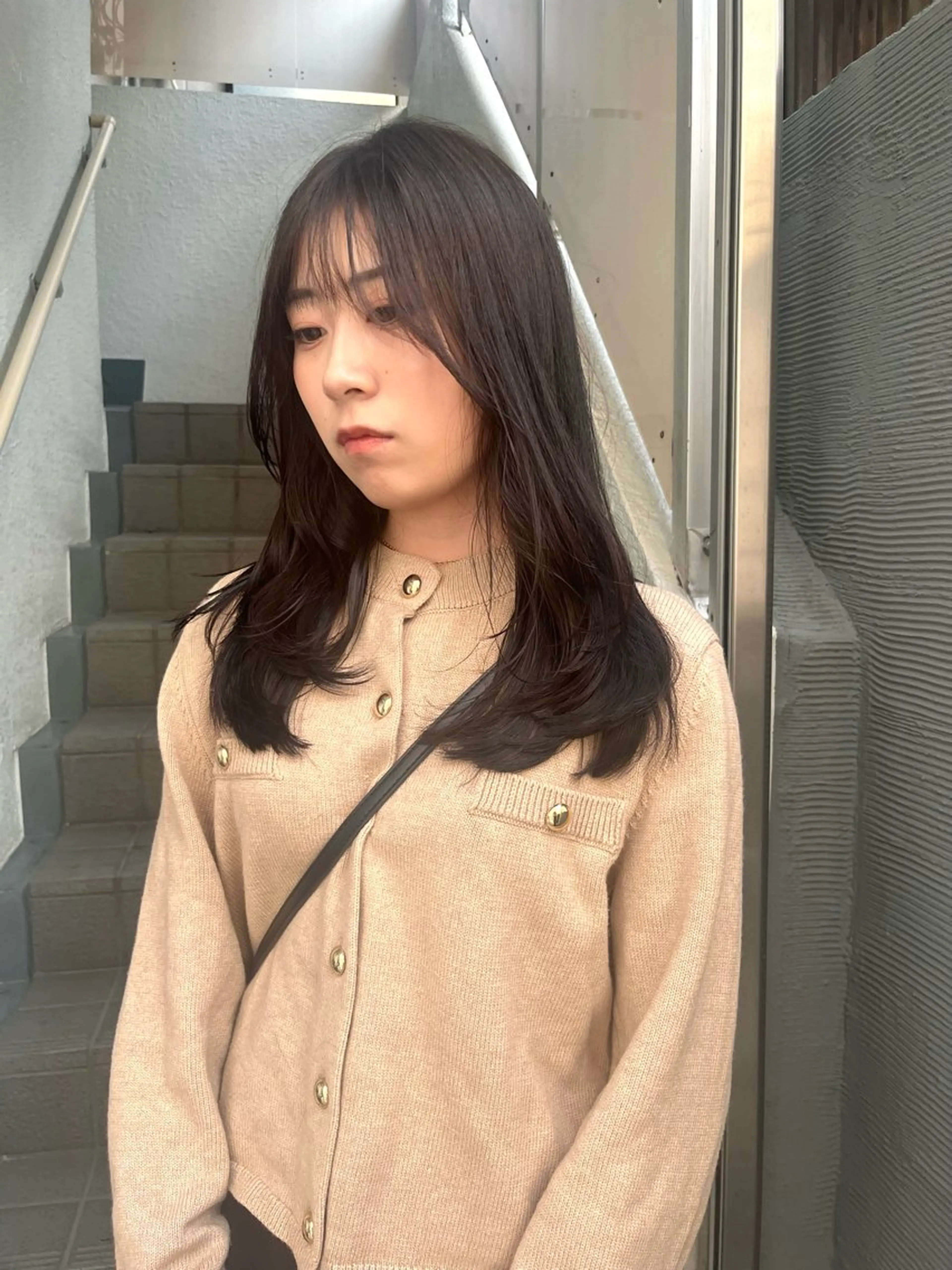 ロング カット レイヤーカット🍏 パーマ/ののかのヘアスタイル