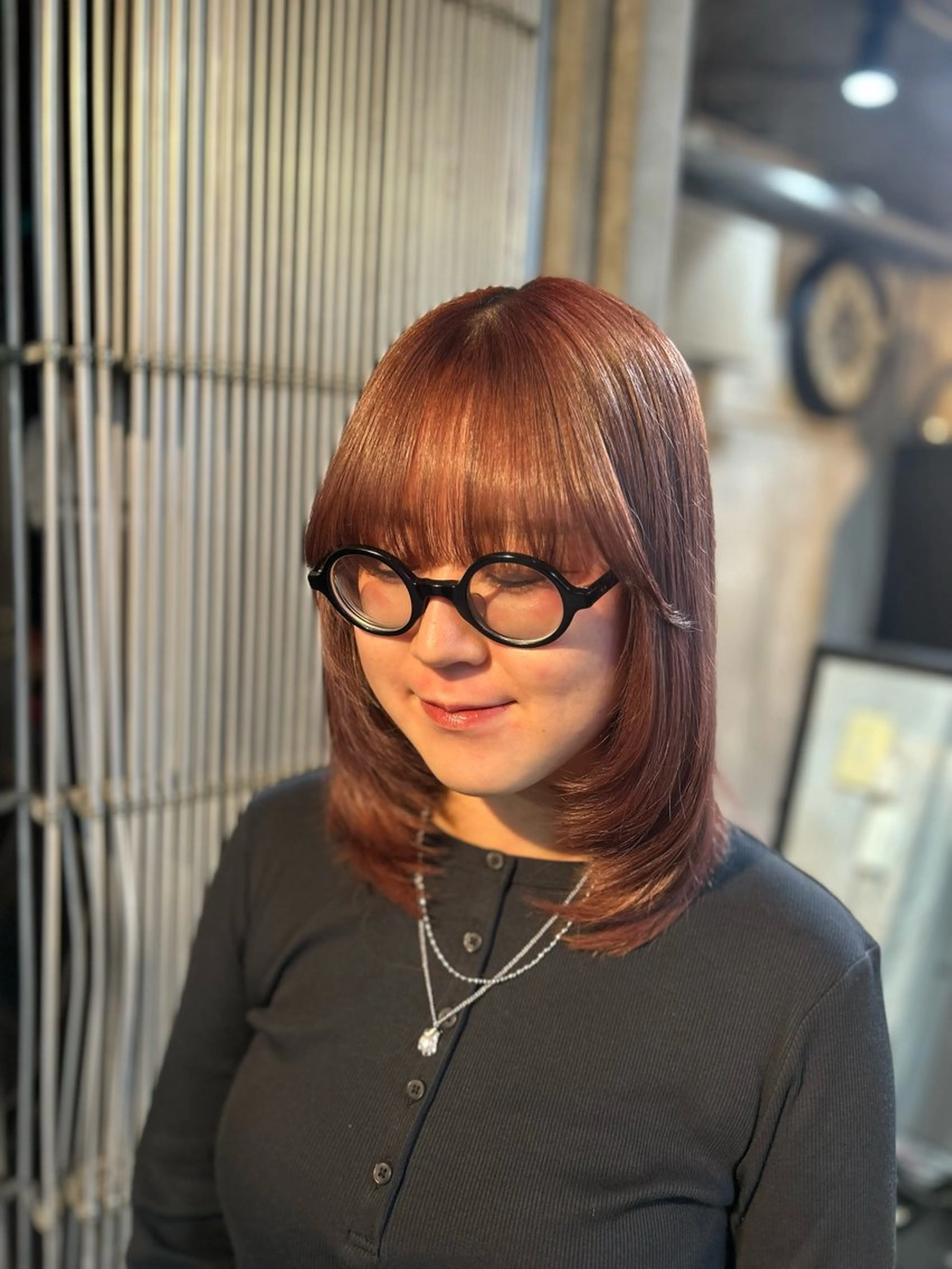 ミディアム 🌷ブリーチ縮毛矯正 /mina🌷のヘアスタイル