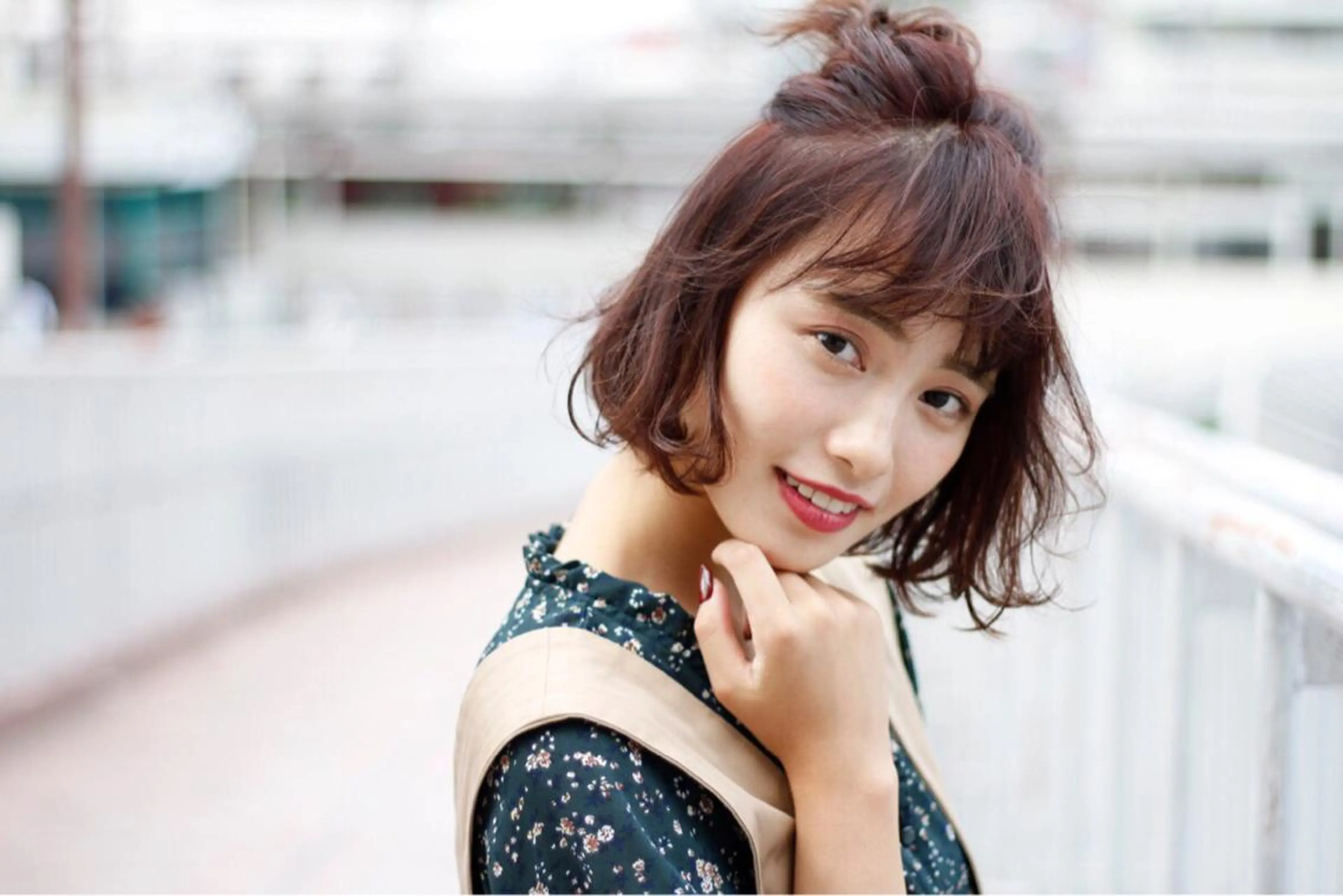 ヘアアレンジ 髪質改善✨️透明感カ ラー✧*。山下さいみのヘアスタイル