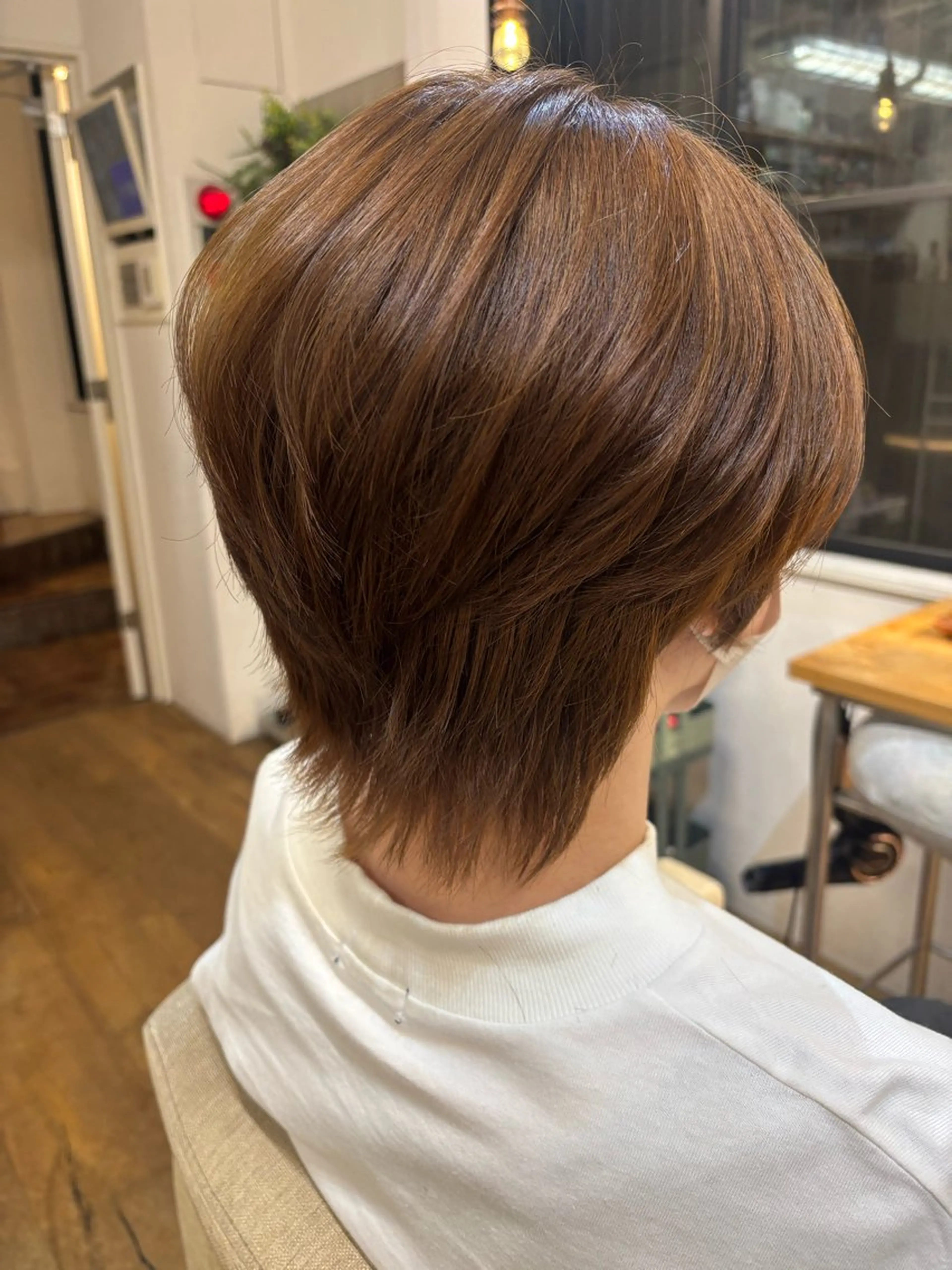 ショート カラー カット ヘアカラー レディースパーマ🍭 /大阪/福島駅/りなのヘアスタイル