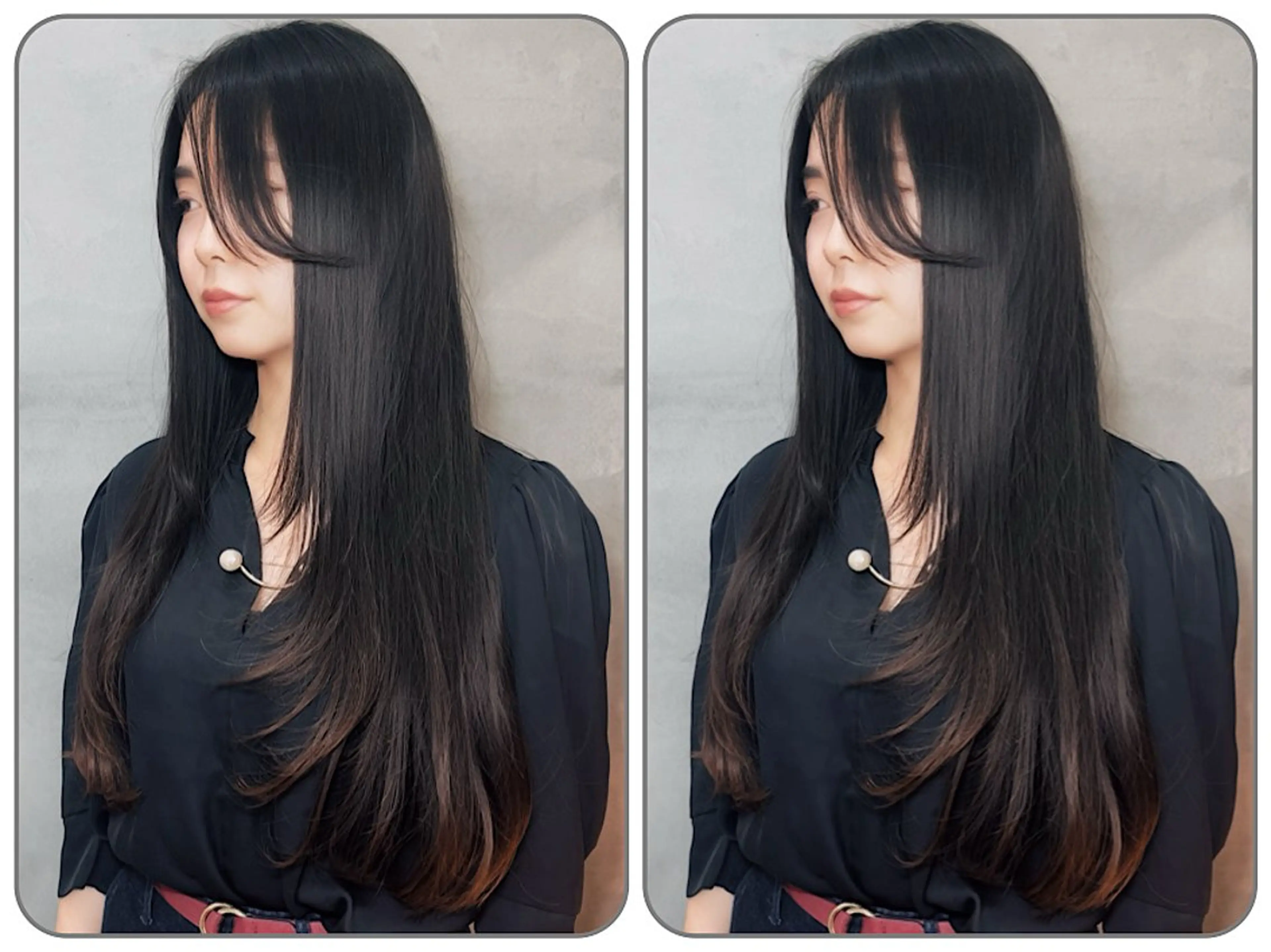 ロング Tiktok5.8 万人🔥HAOのヘアスタイル