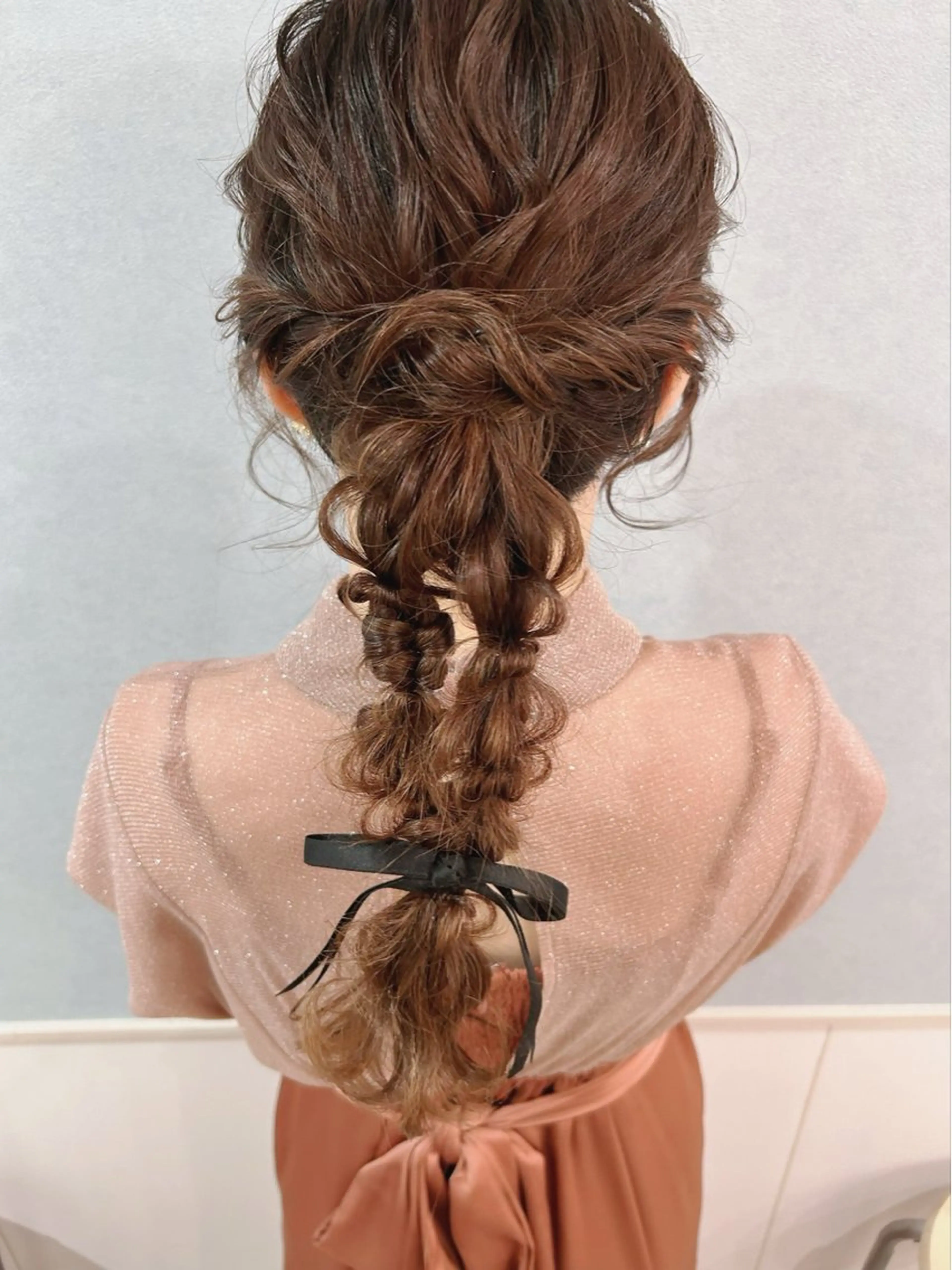 ロング ヘアアレンジ セットサロン      ラフテル所属・大阪/ヘアアレンジ /似合わせset💐のヘアスタイル