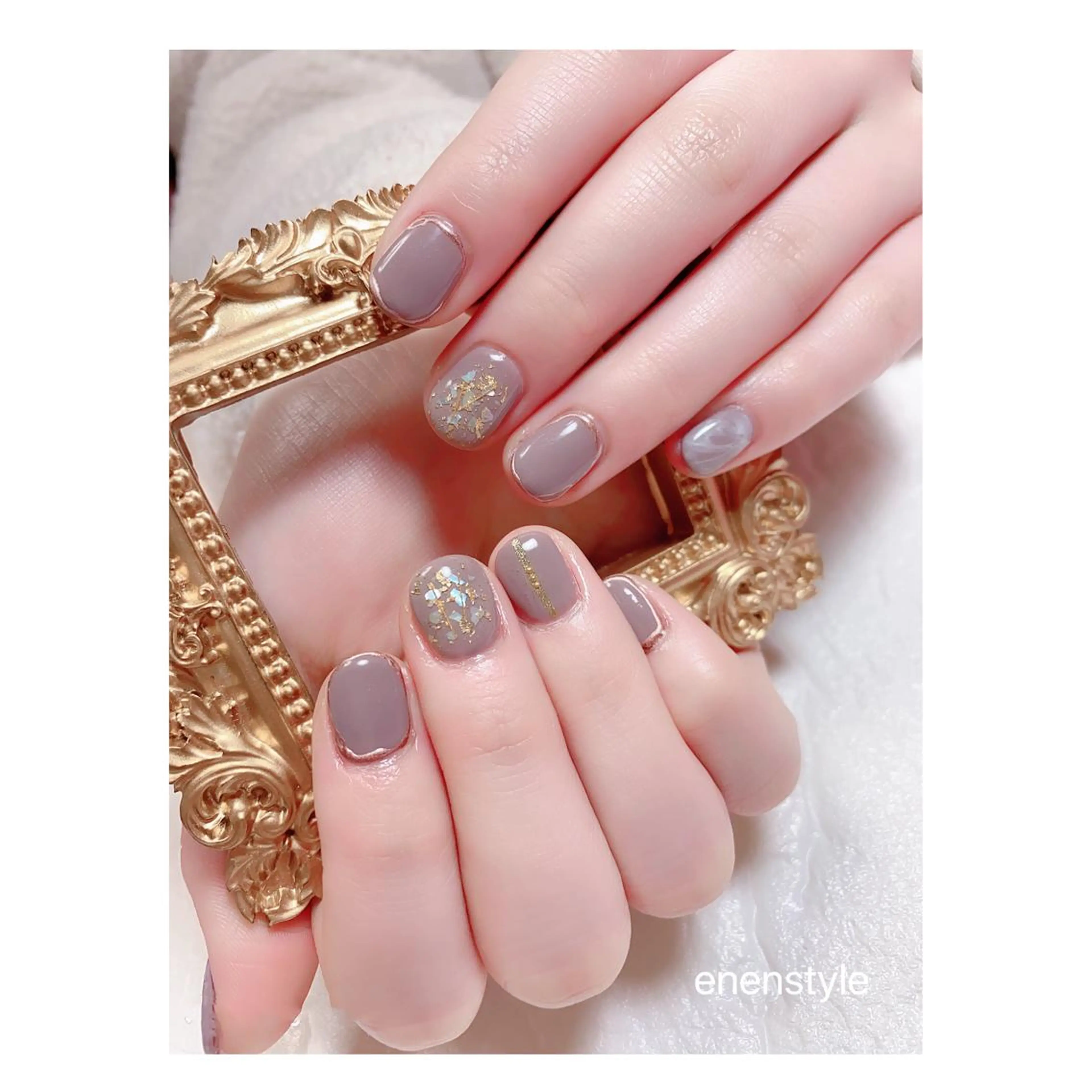 ショート ネイル ジェルネイル ニュアンスネイル オフィスネイル ワンカラーネイル パラジェル ハンドネイル 👑enen style👑のネイルデザイン