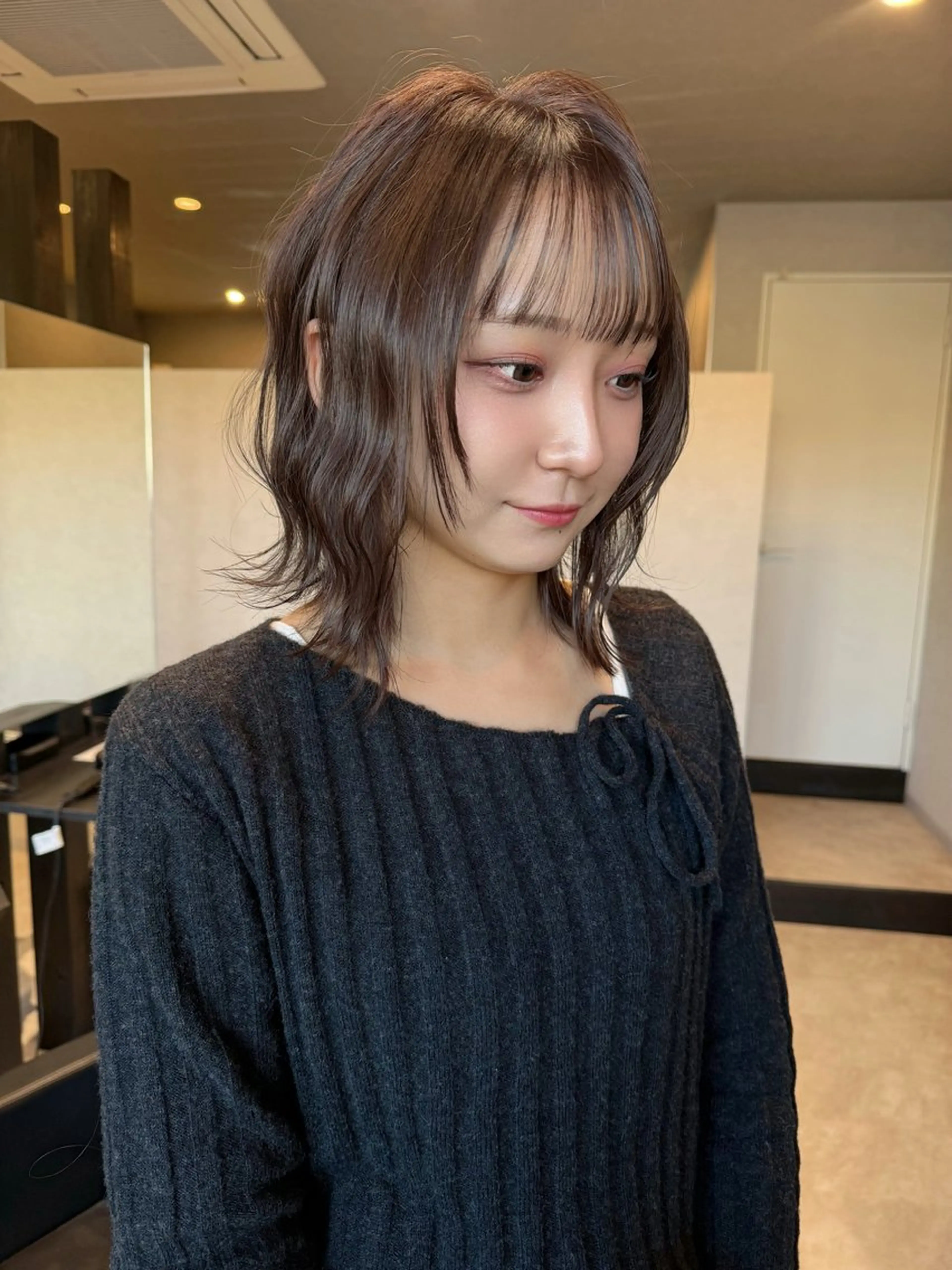 ショート カラー ブラウンカラー チョコレートブラウン カット ヘアカラー 透明カラー/レイヤー misaki °＊のヘアスタイル