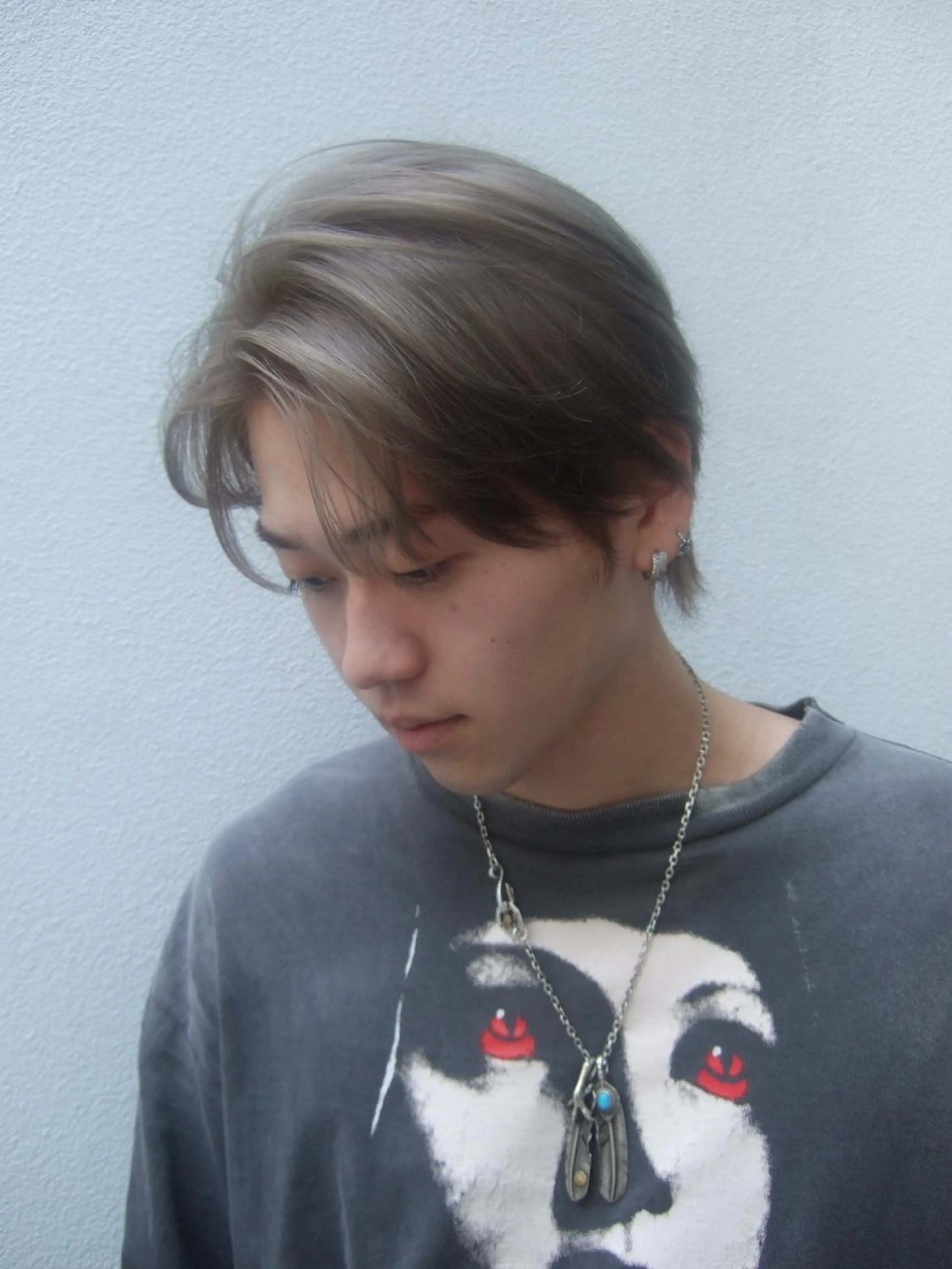 ショート カラー メンズ ヘアカラー 柴田 愛奈のヘアスタイル