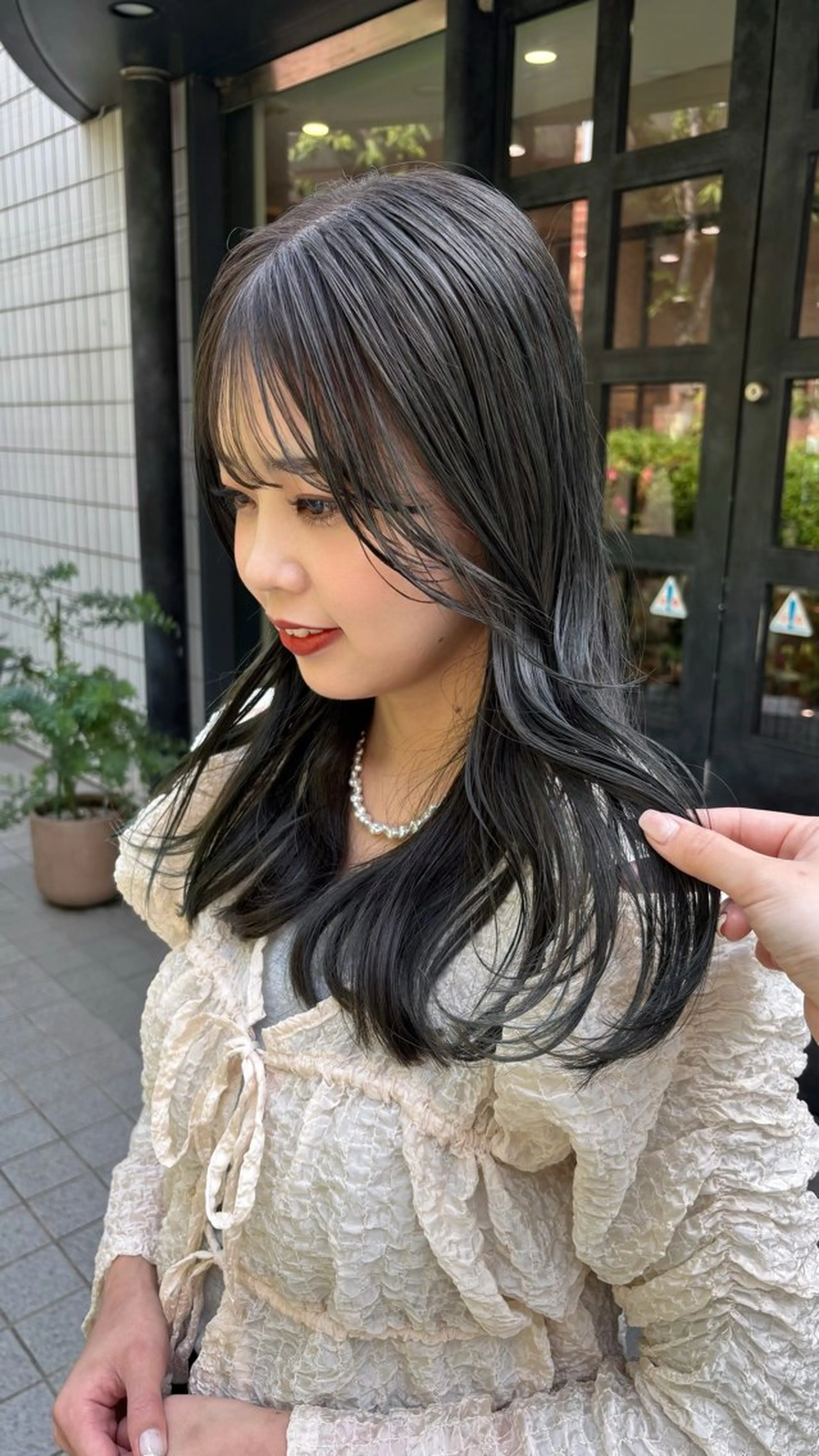 セミロング 梅田美容室/カット /Maoのヘアスタイル