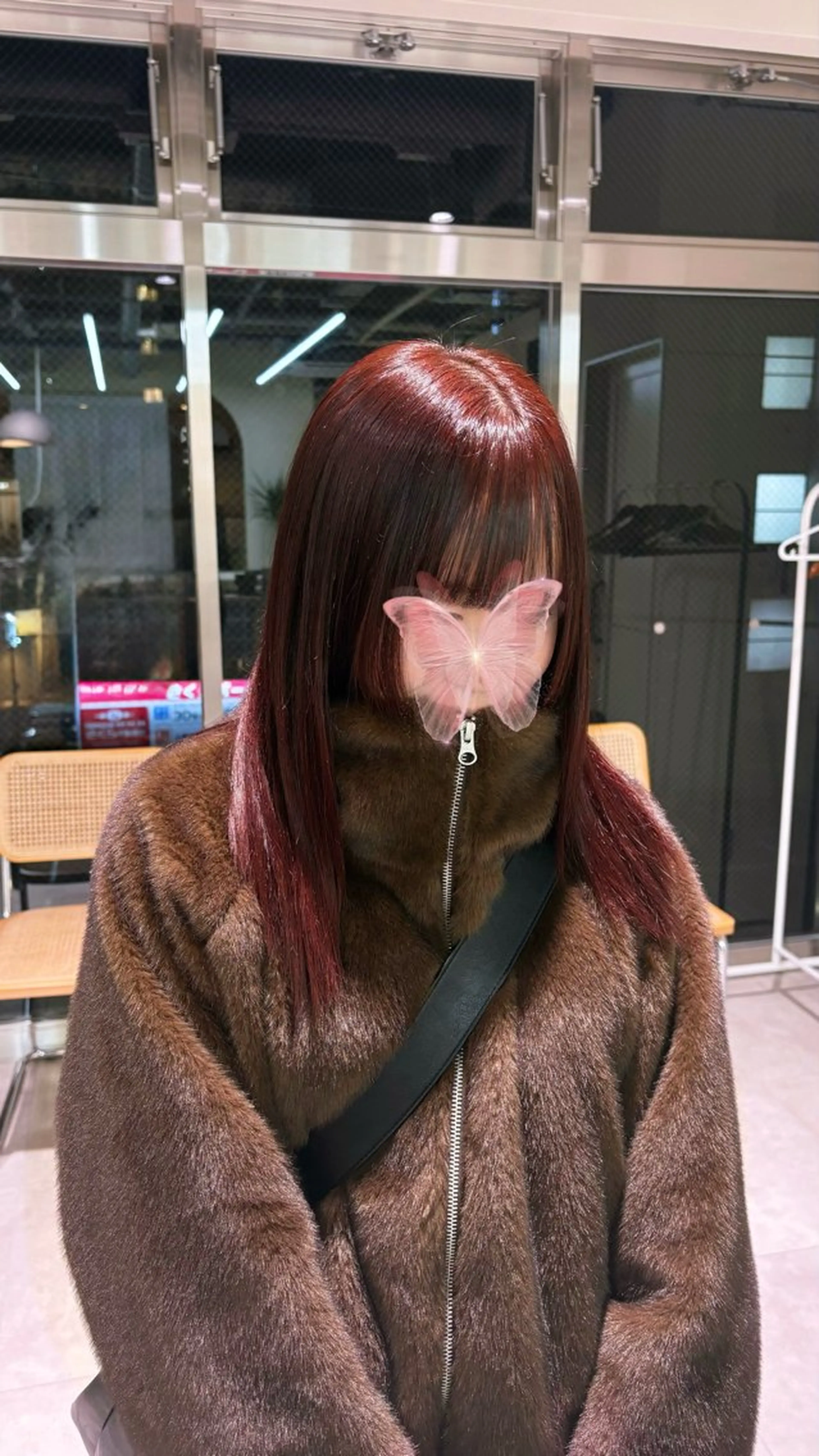 セミロング ヘアカラー newi広島/ Ririのヘアスタイル