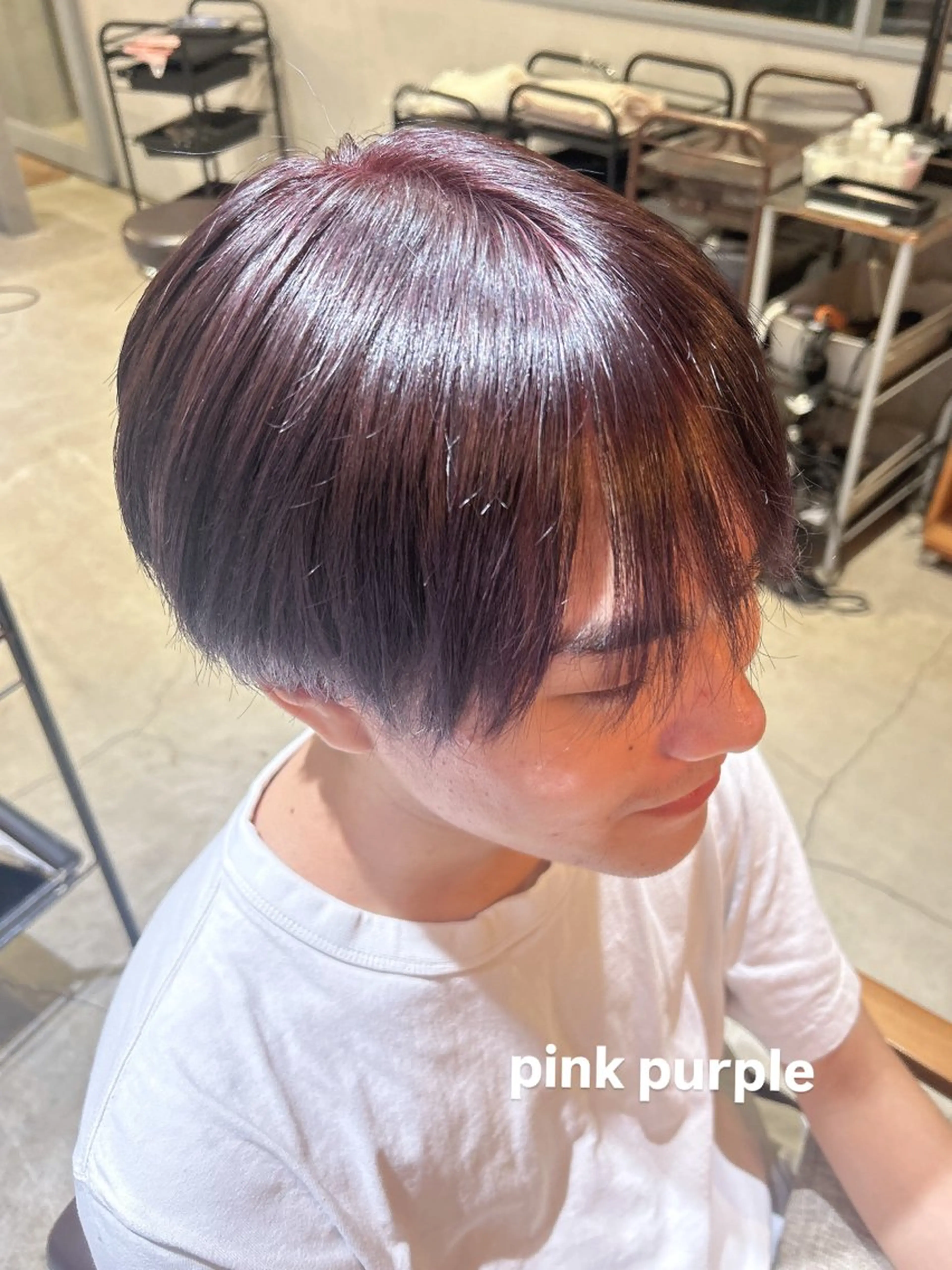 カラー 渕 克嘉のヘアスタイル