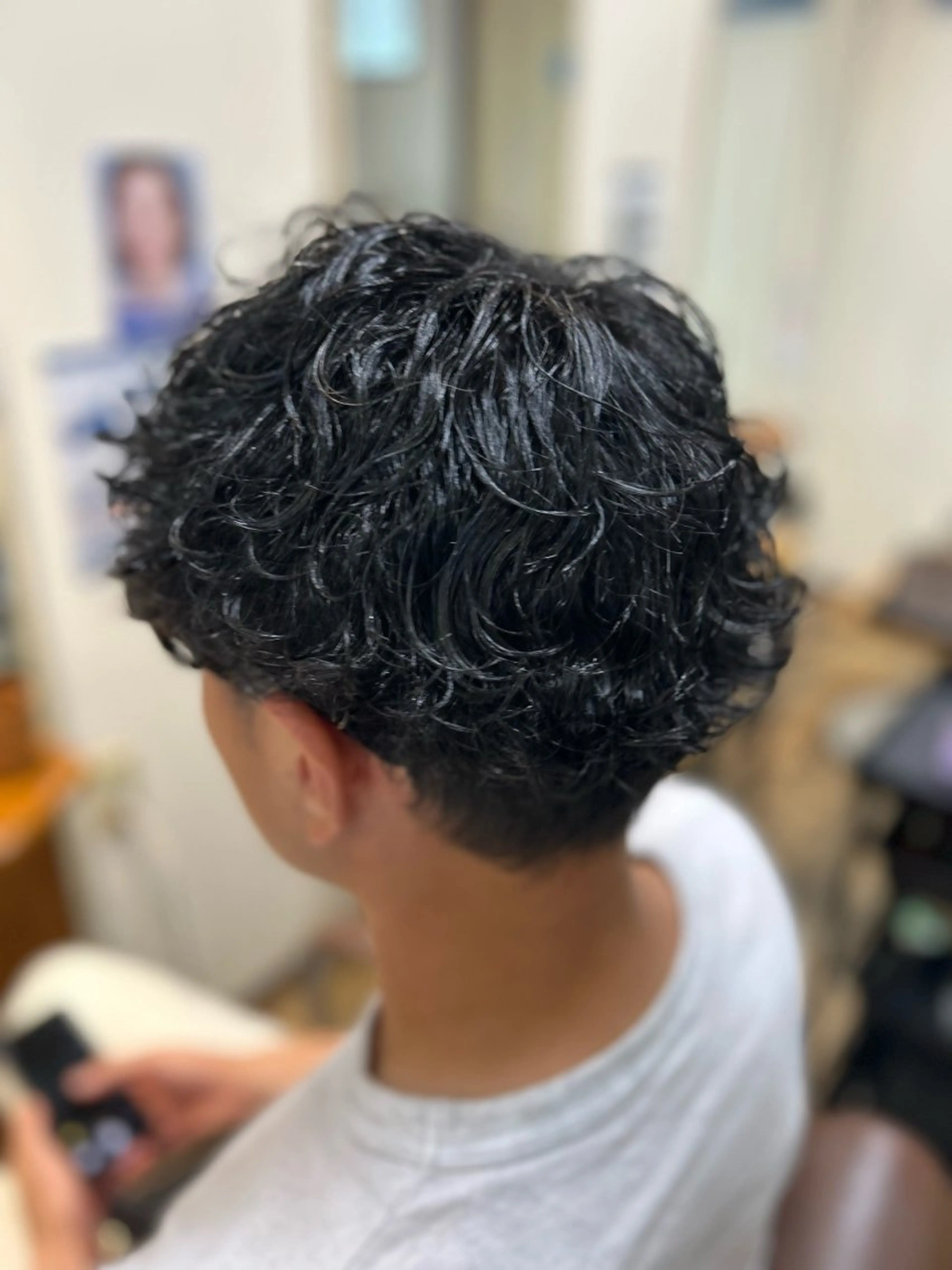 パーマ メンズ メンズパーマ 波巻きパーマ スパイラルパーマ 中野 聖人のヘアスタイル