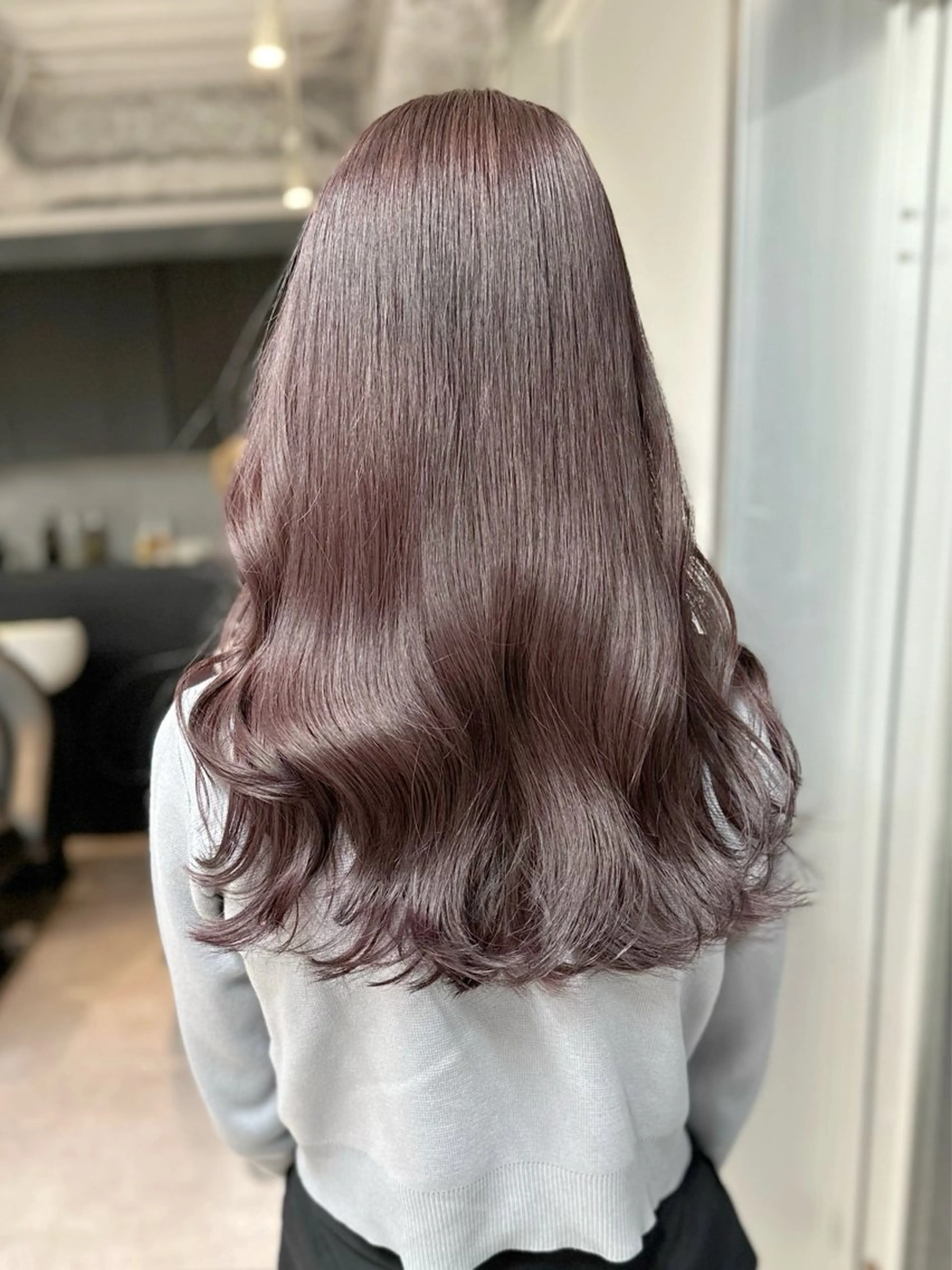 ロング カラー 透明感ある血色感 カラー💞sariaのヘアスタイル