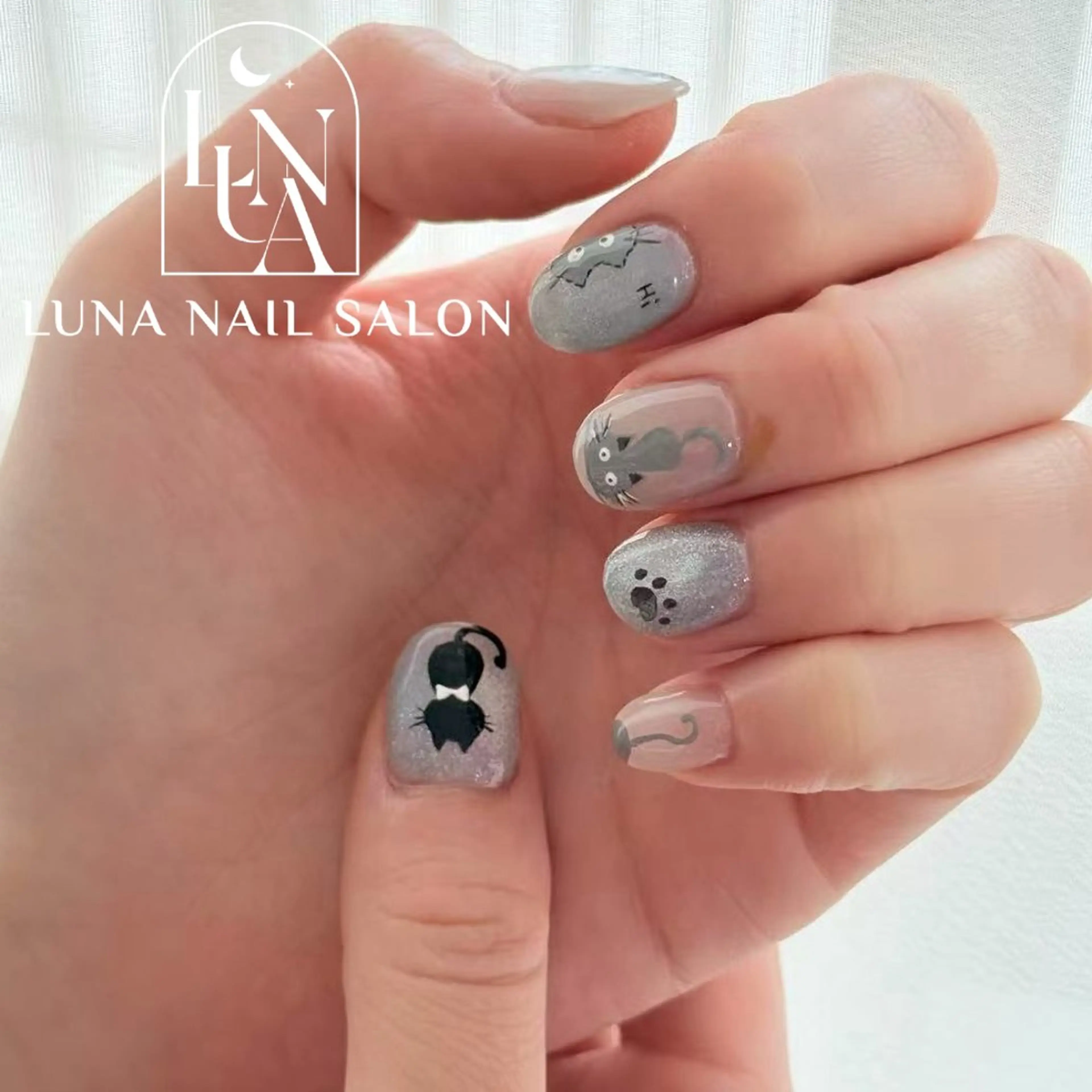 ネイル アートネイル フレンチネイル ジェルネイル ガラスフレンチ 韓国ネイル Kozeni NAIL SALONのネイルデザイン