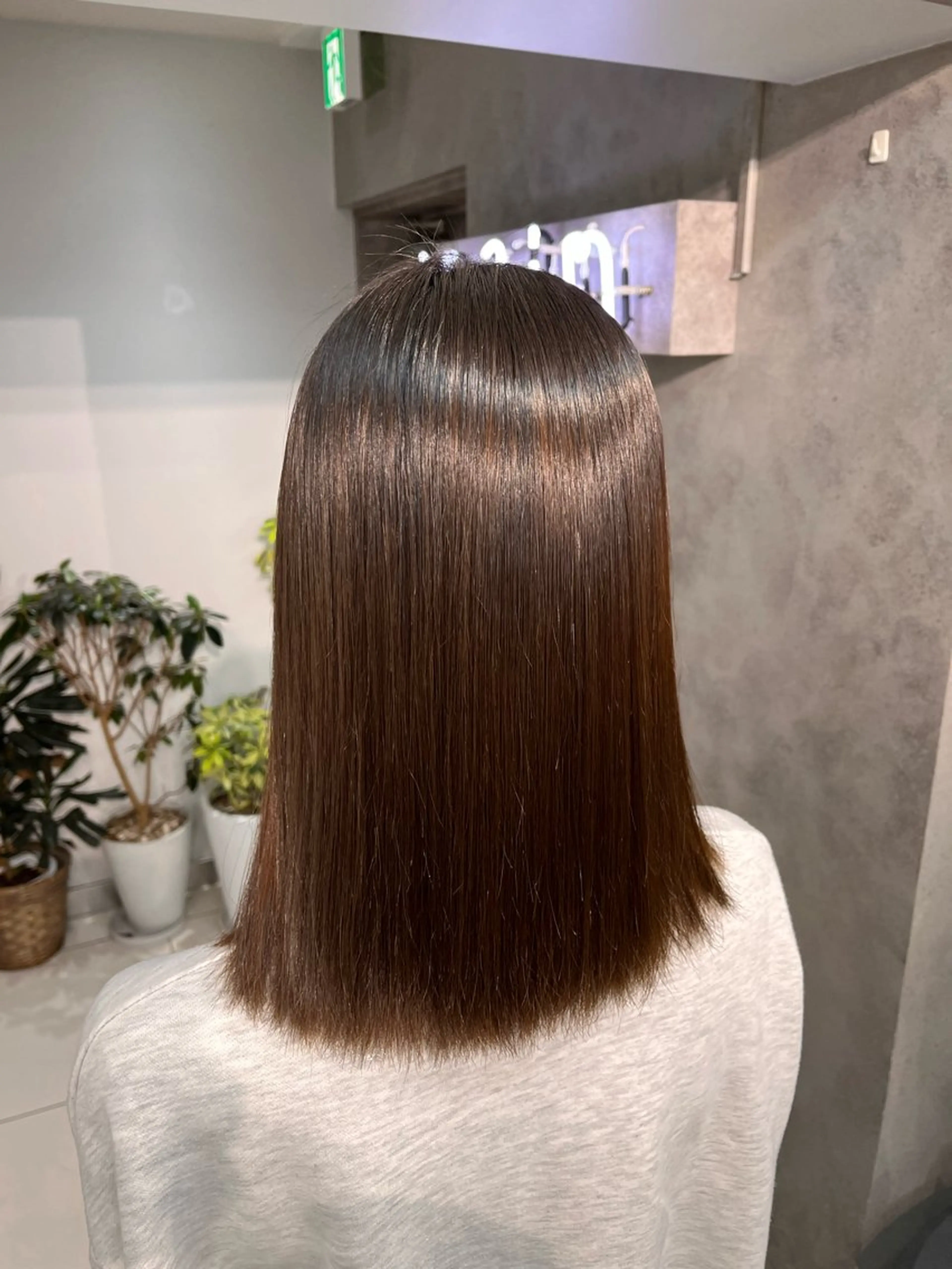 ミディアム 縮毛矯正 カットモデル募集中/ vain はるのヘアスタイル