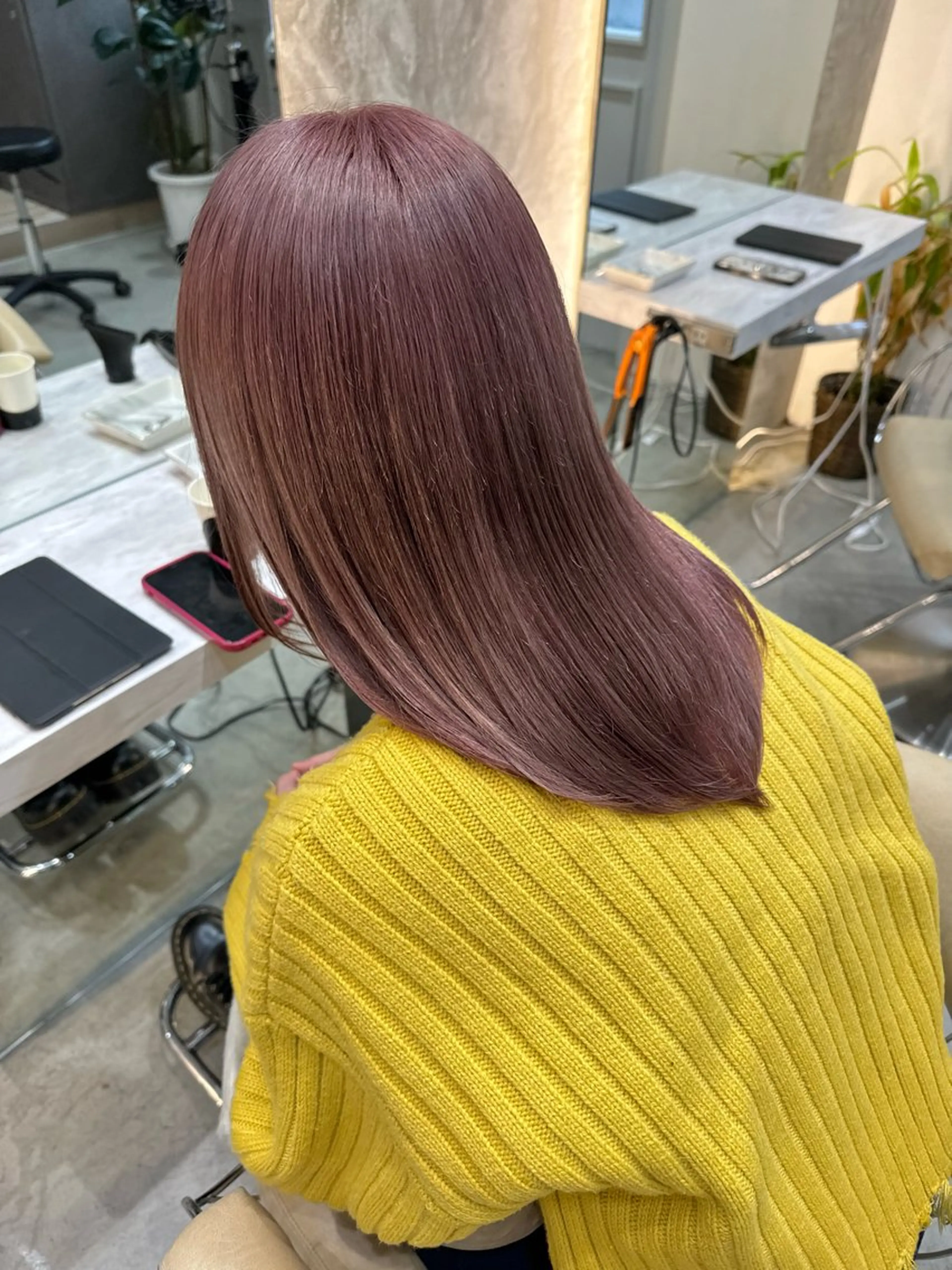 セミロング カラー Lond💙 SAYAKA🌺のヘアスタイル