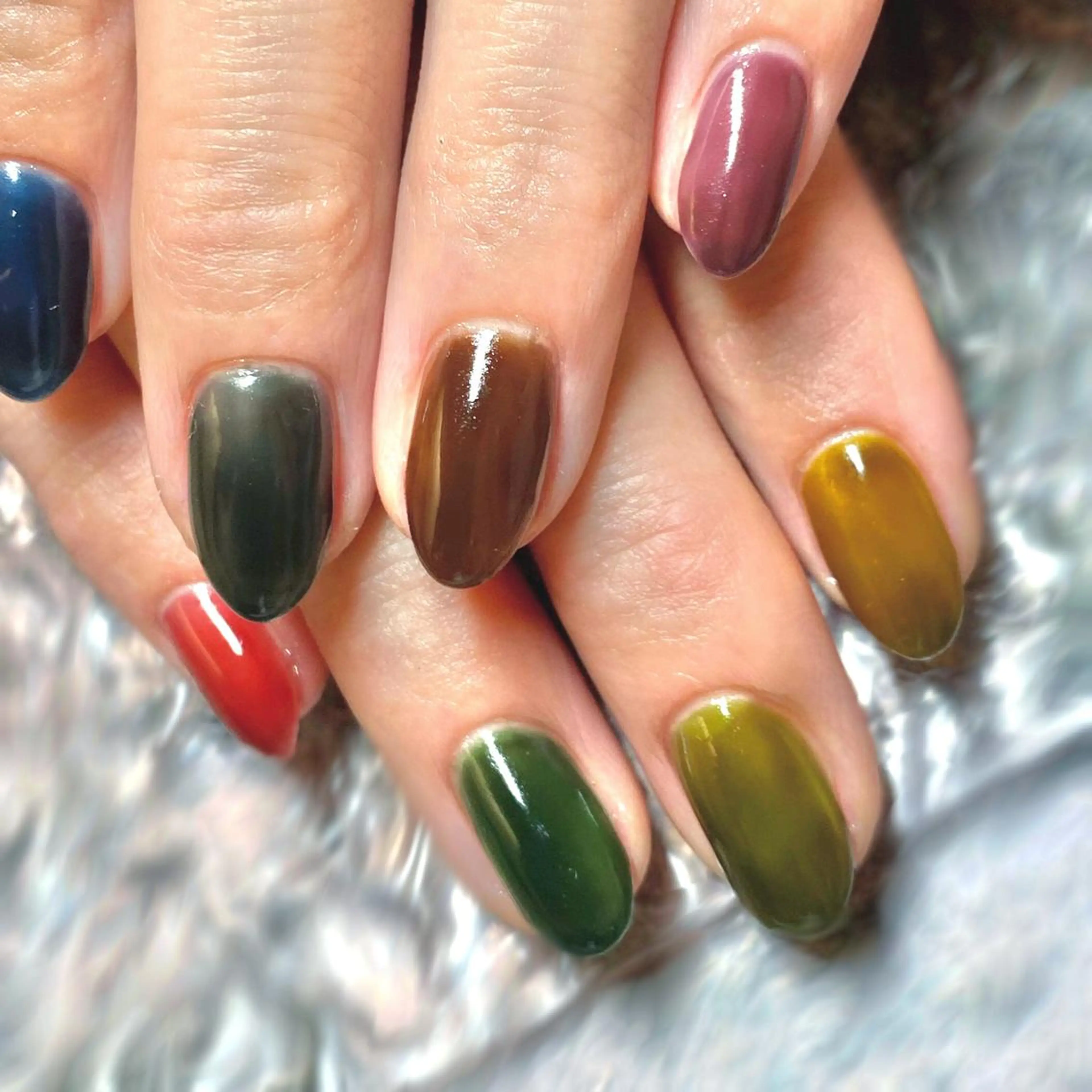 ネイル ニュアンスネイル ワンカラーネイル C&C シーアンドシーのネイルデザイン