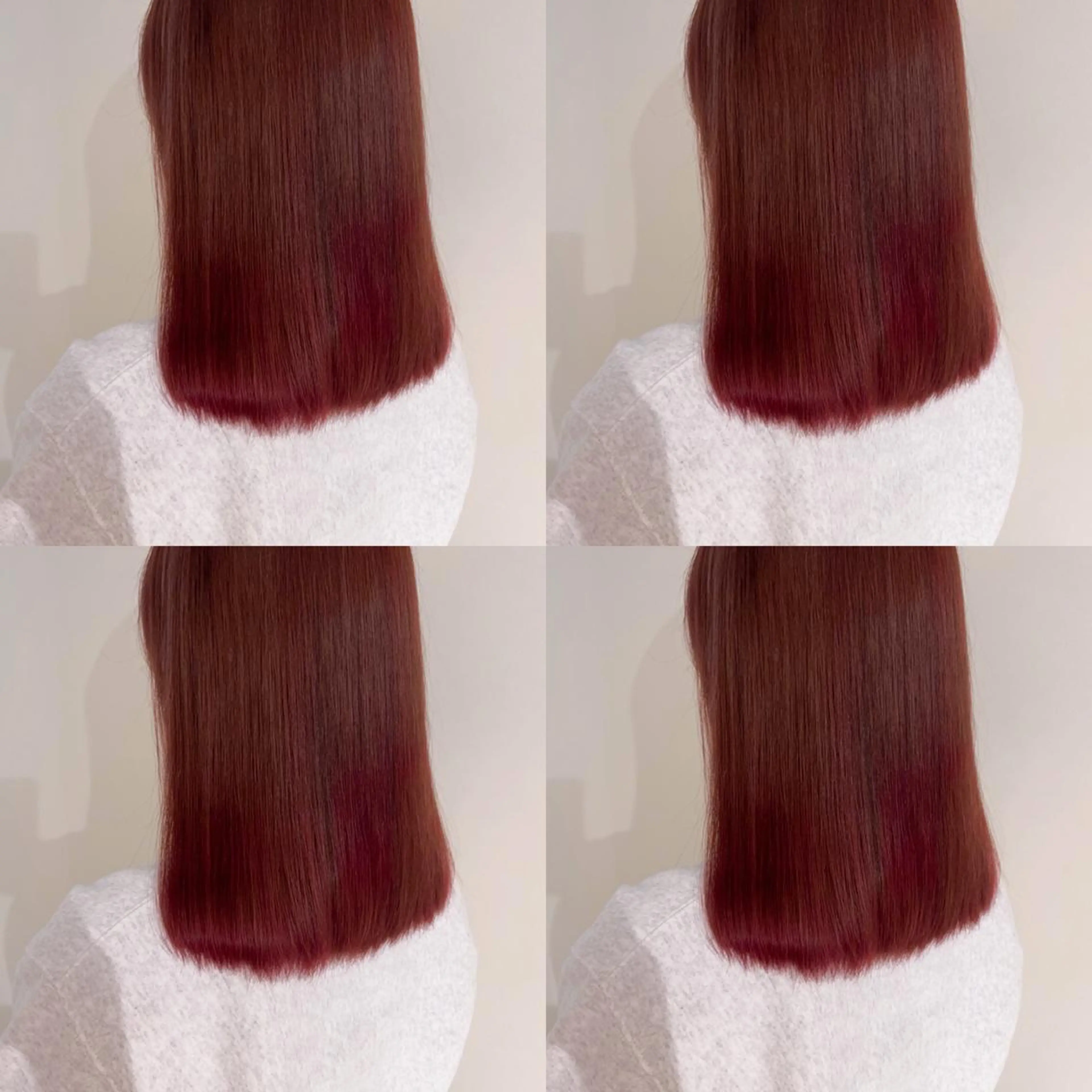 セミロング ピンクブラウン 🫧ツヤ髪個室美容室 安食茉莉🫧のヘアスタイル