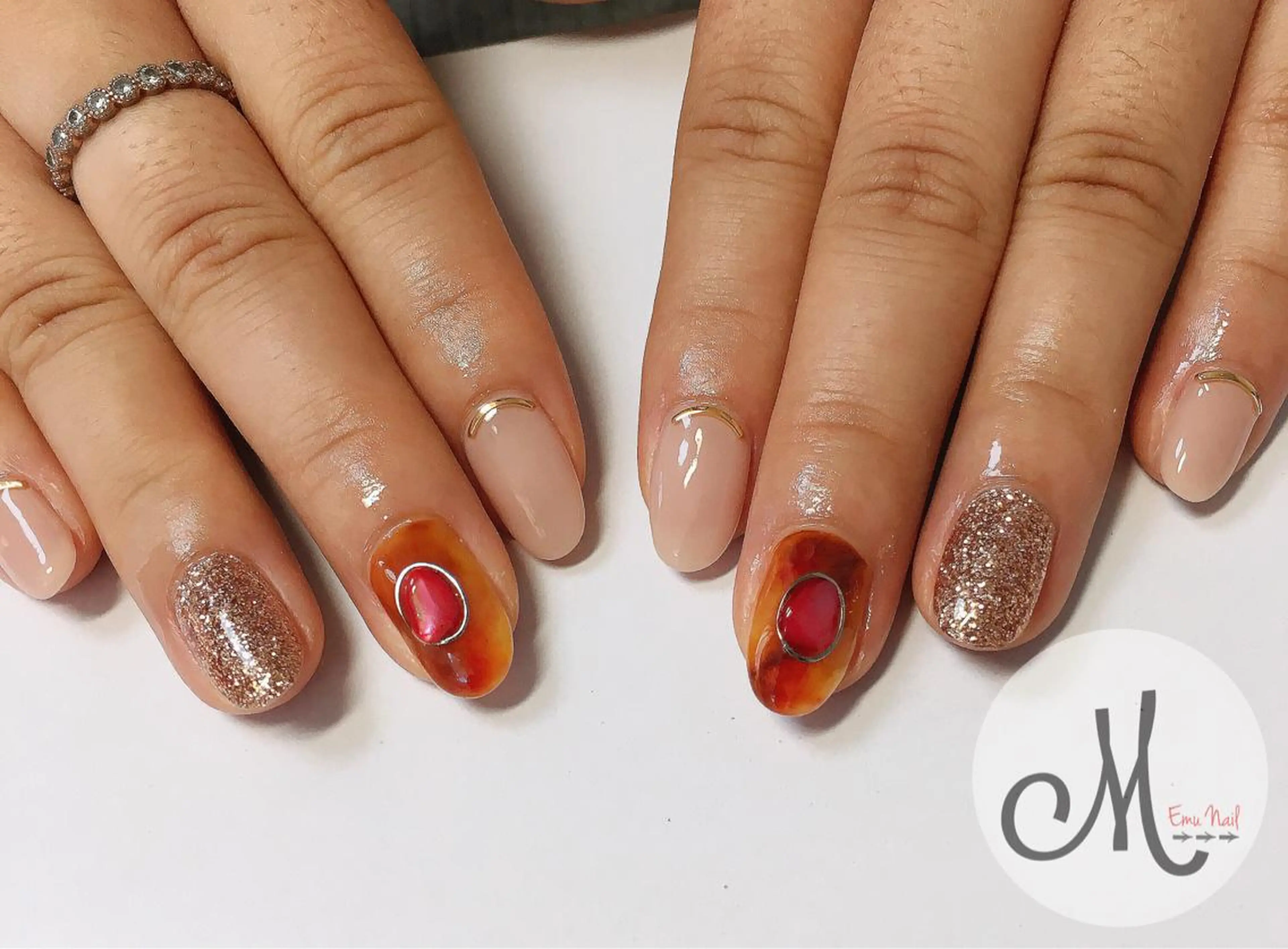 ネイル ハンドネイル Emu Nailのネイルデザイン