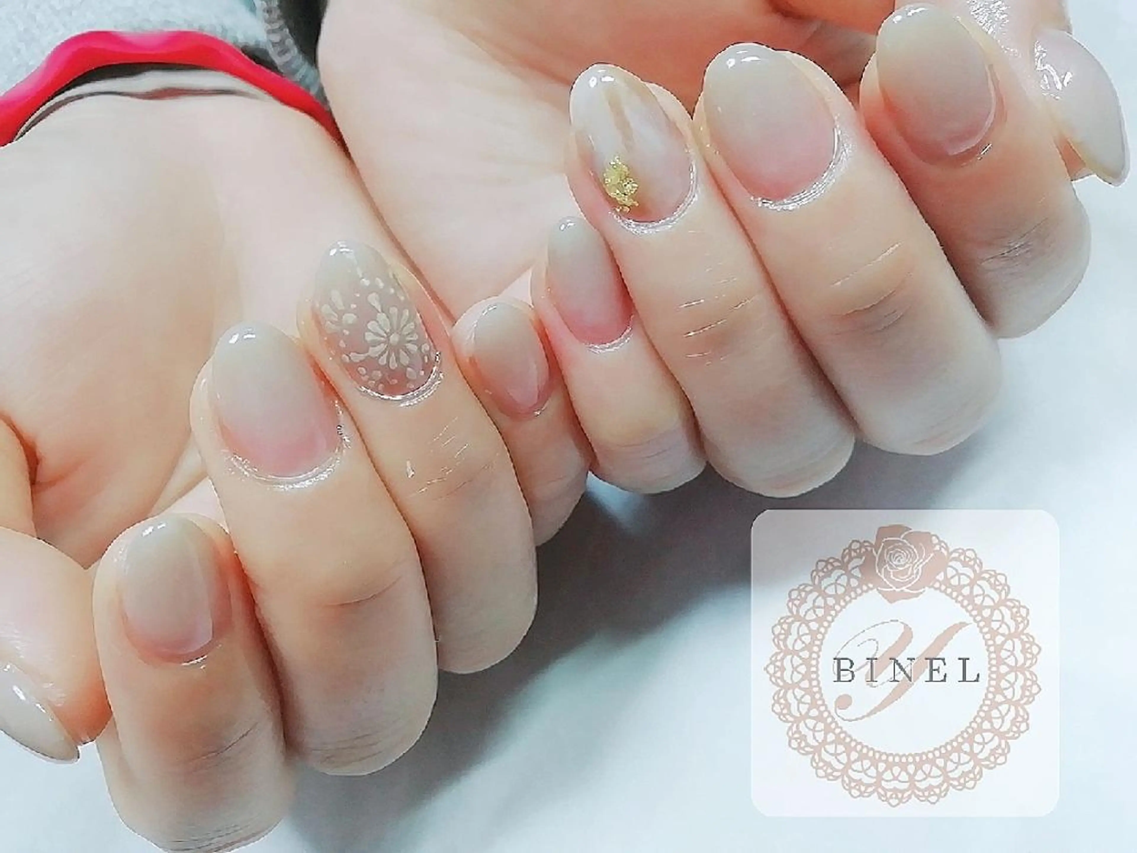 ネイル 持ち込み ハンドネイル Nail Salon Y.BINELのネイルデザイン
