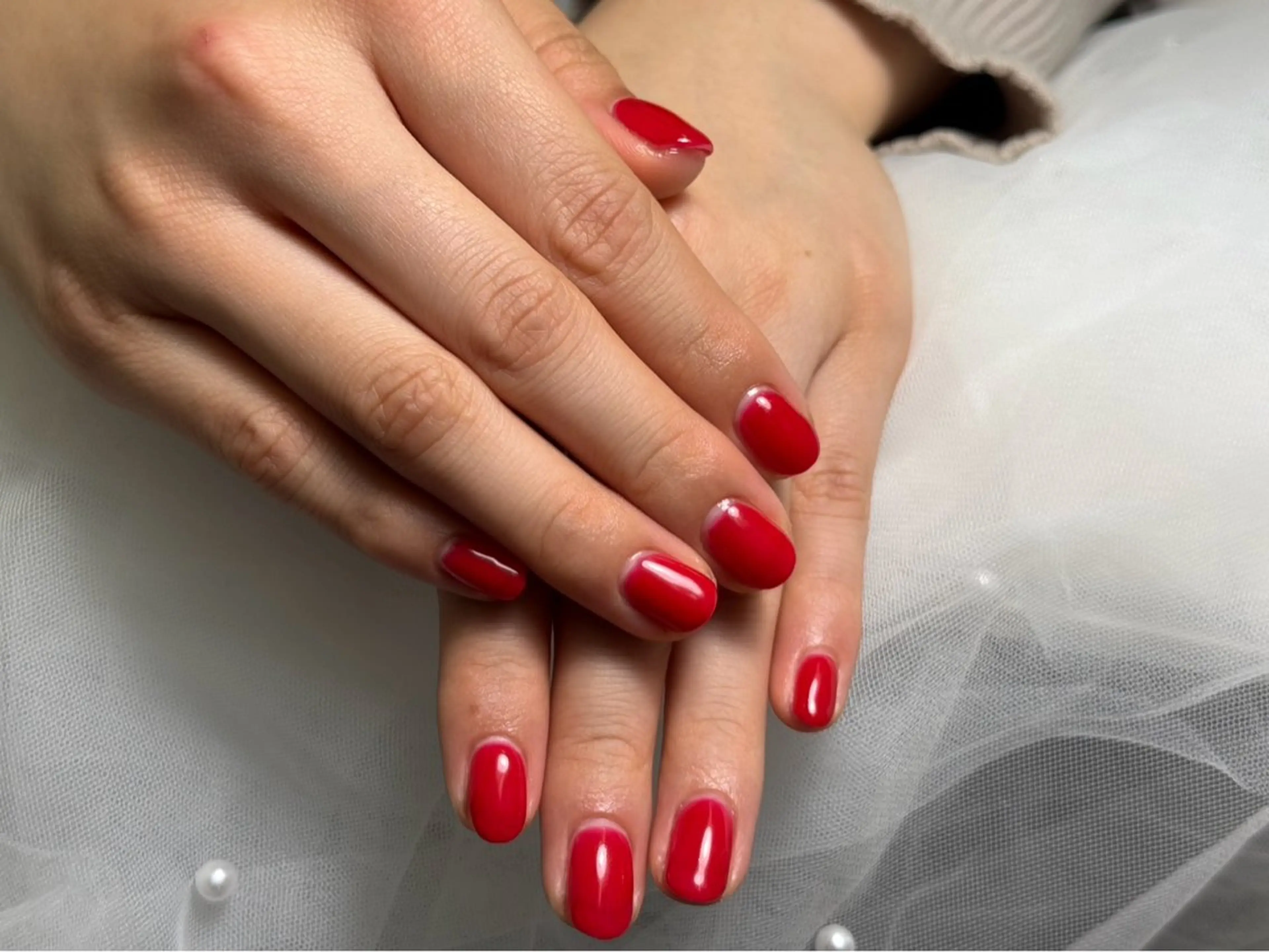 ネイル 池袋Uni nail 上品シンプルデザインのネイルデザイン
