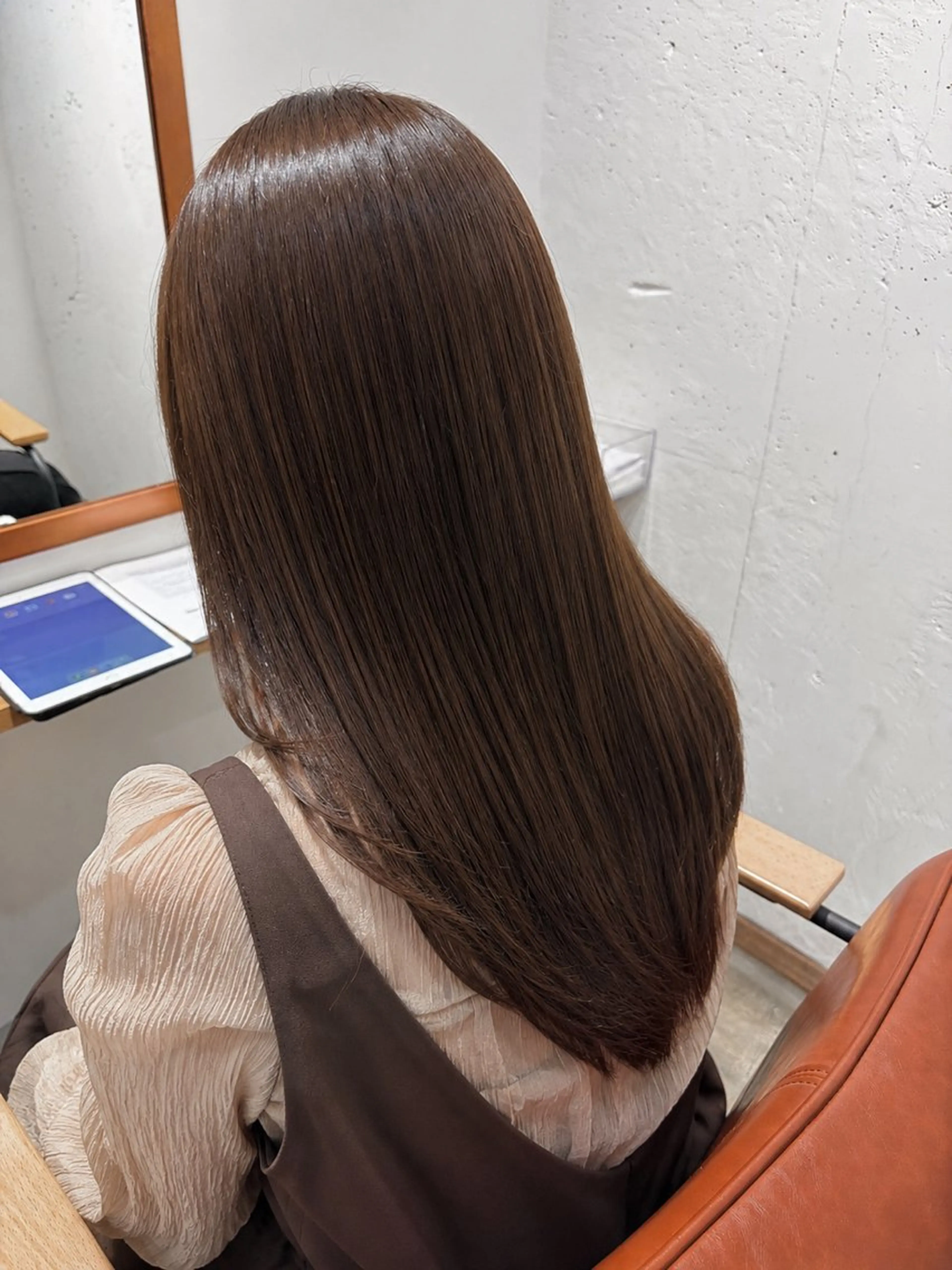 ロング 美髪矯正/艶ストレー ト/髪質改善/楓のヘアスタイル