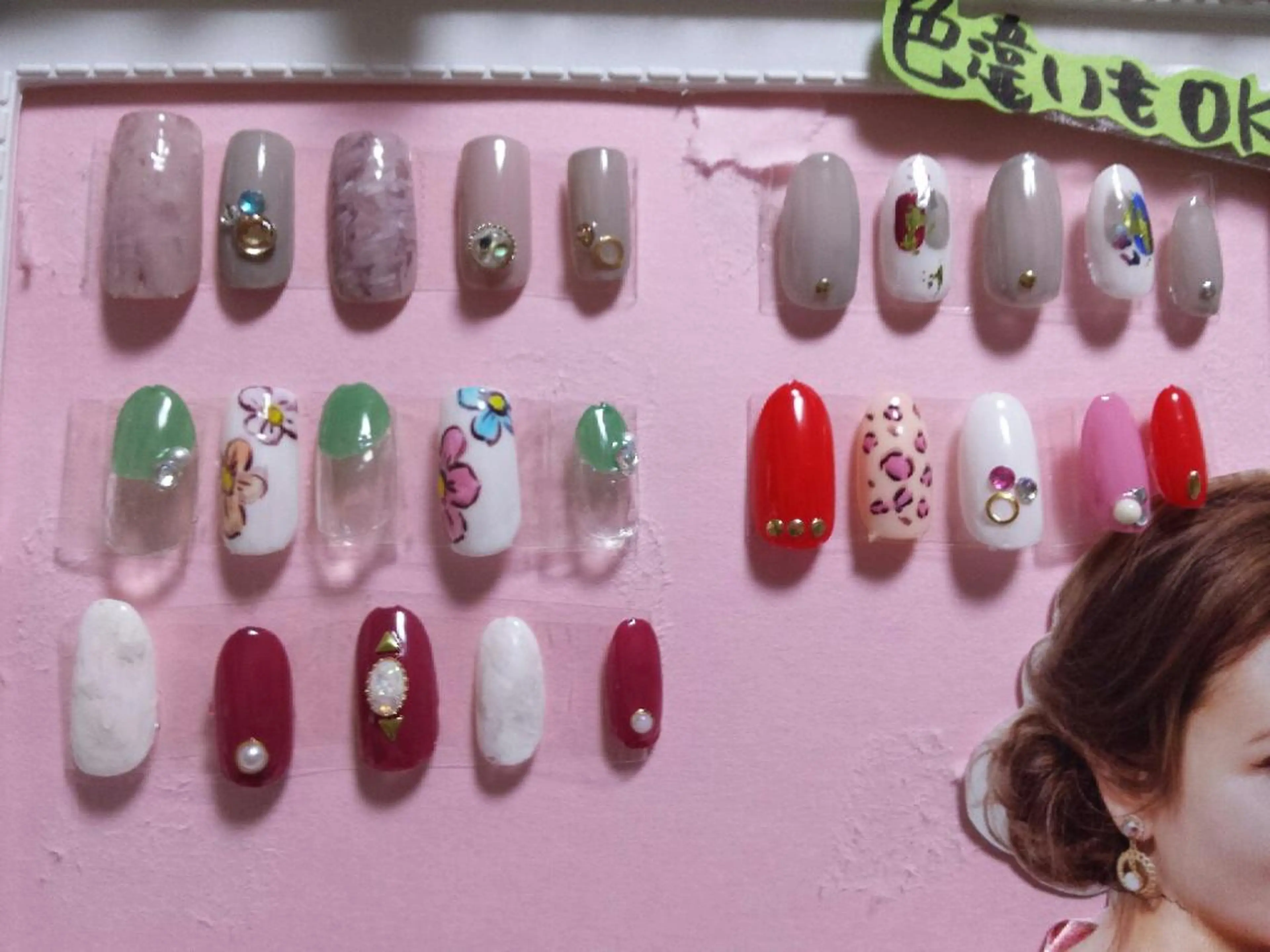 ネイル ボルドー フレンチネイル 大理石ネイル(マーブル) 逆フレンチ 齋藤 あゆみのネイルデザイン