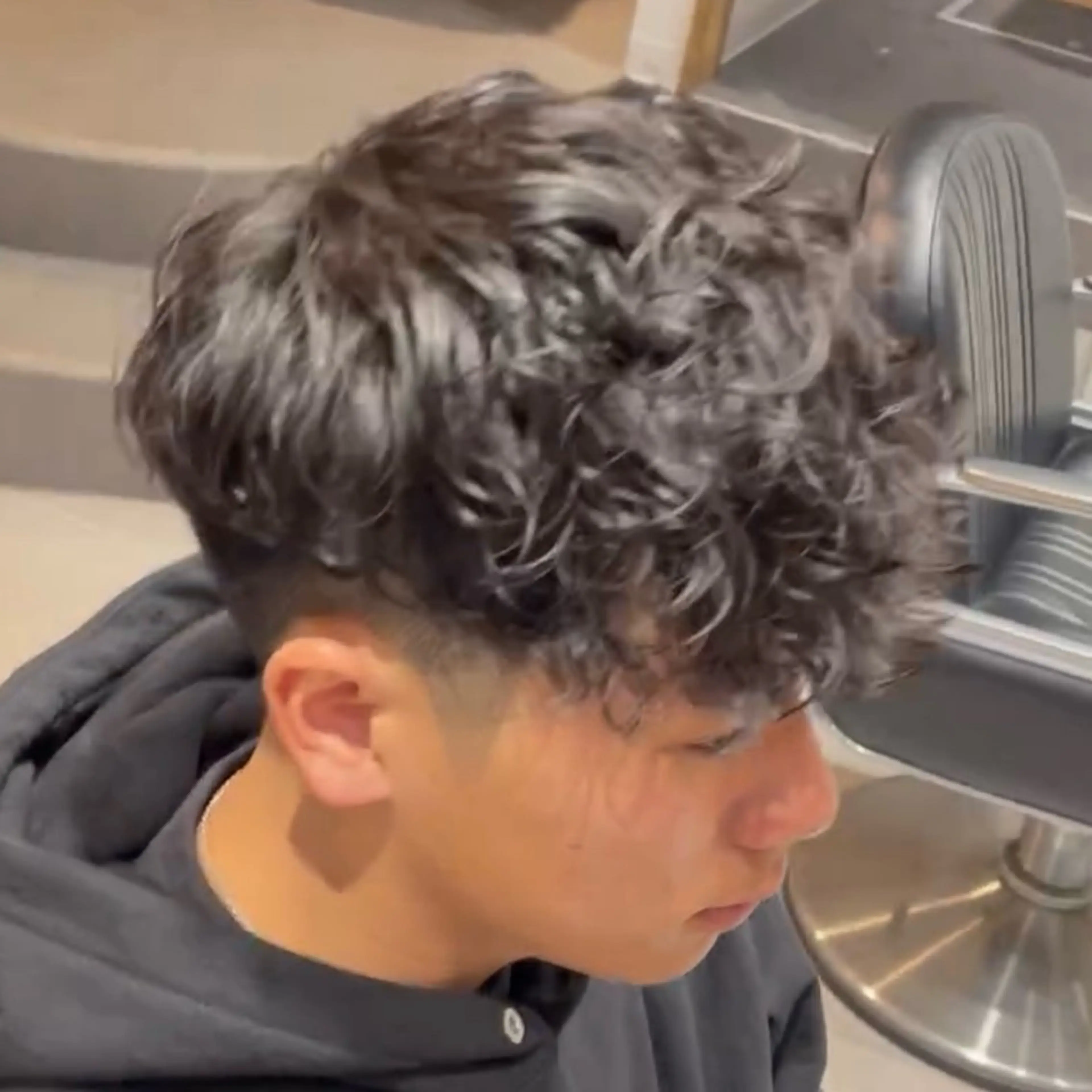 メンズ スペインカール メンズ専門/パーマ 特化/栄/北出瑞貴のヘアスタイル