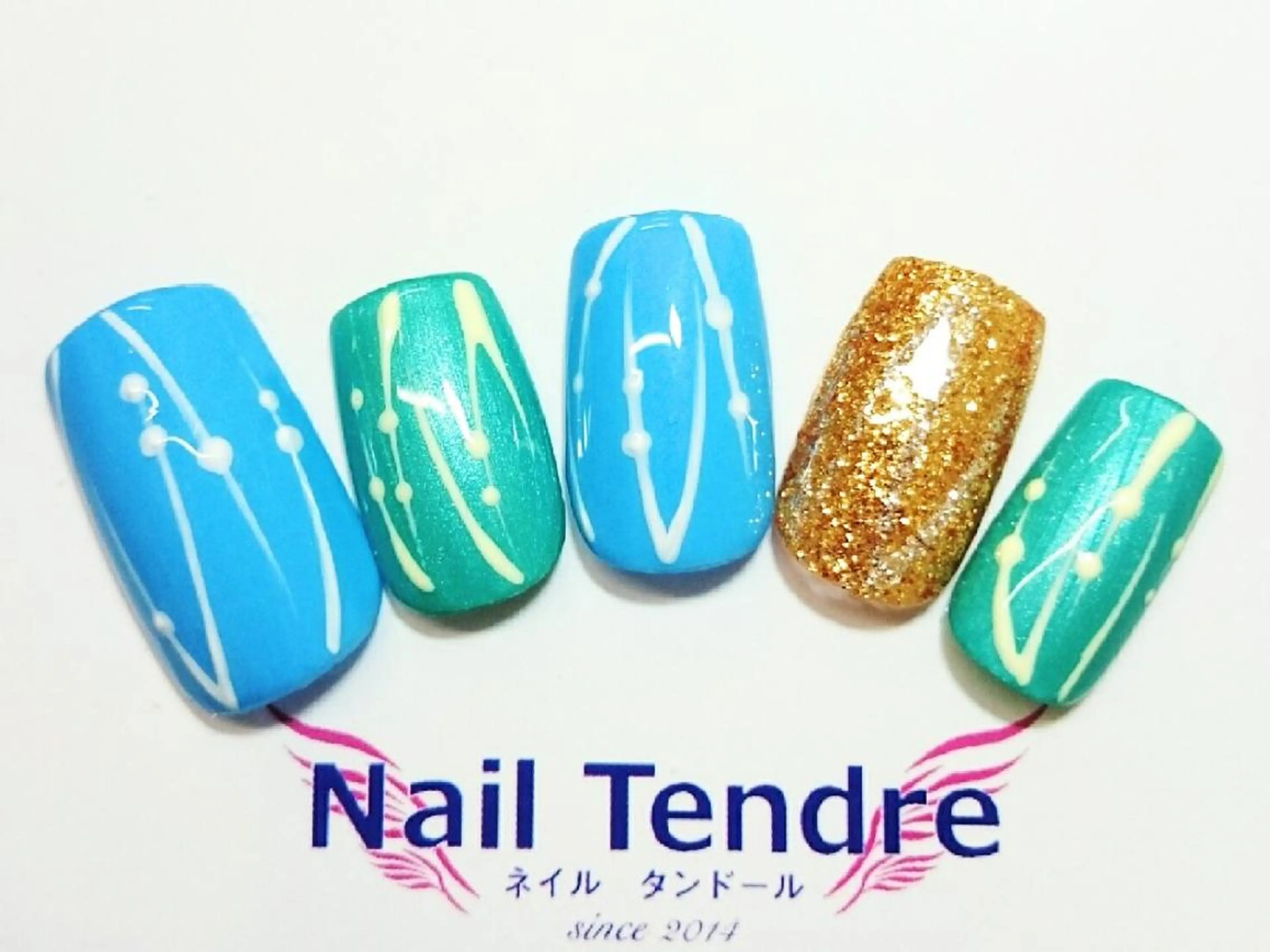 ネイル アートネイル ジェルネイル ソフトジェル ストーンネイル ハンドネイル Nail  Tendreのネイルデザイン
