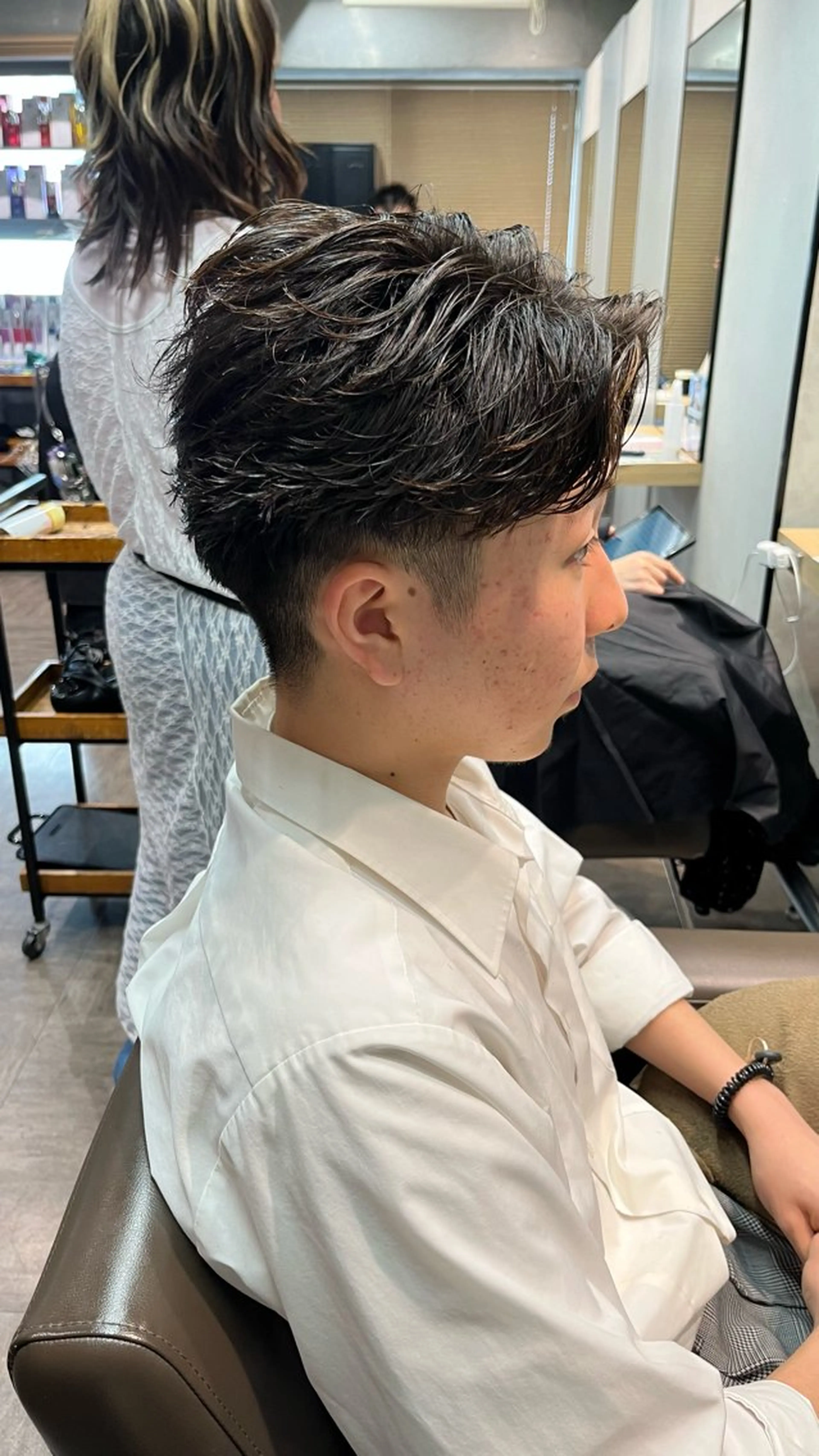 メンズ カット メンズカット パーマ飯野友喜のヘアスタイル