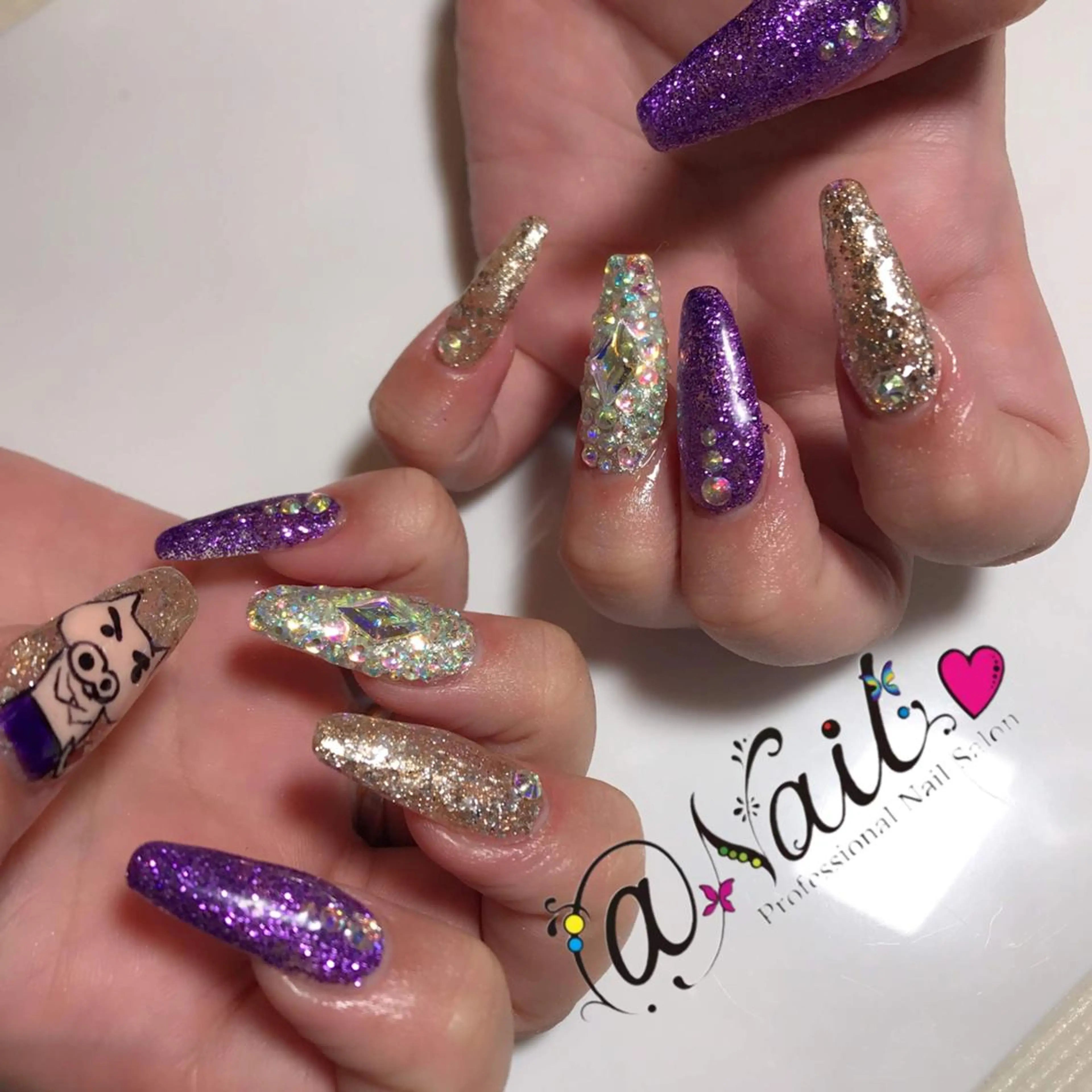 ネイル 小尾 栞のネイルデザイン