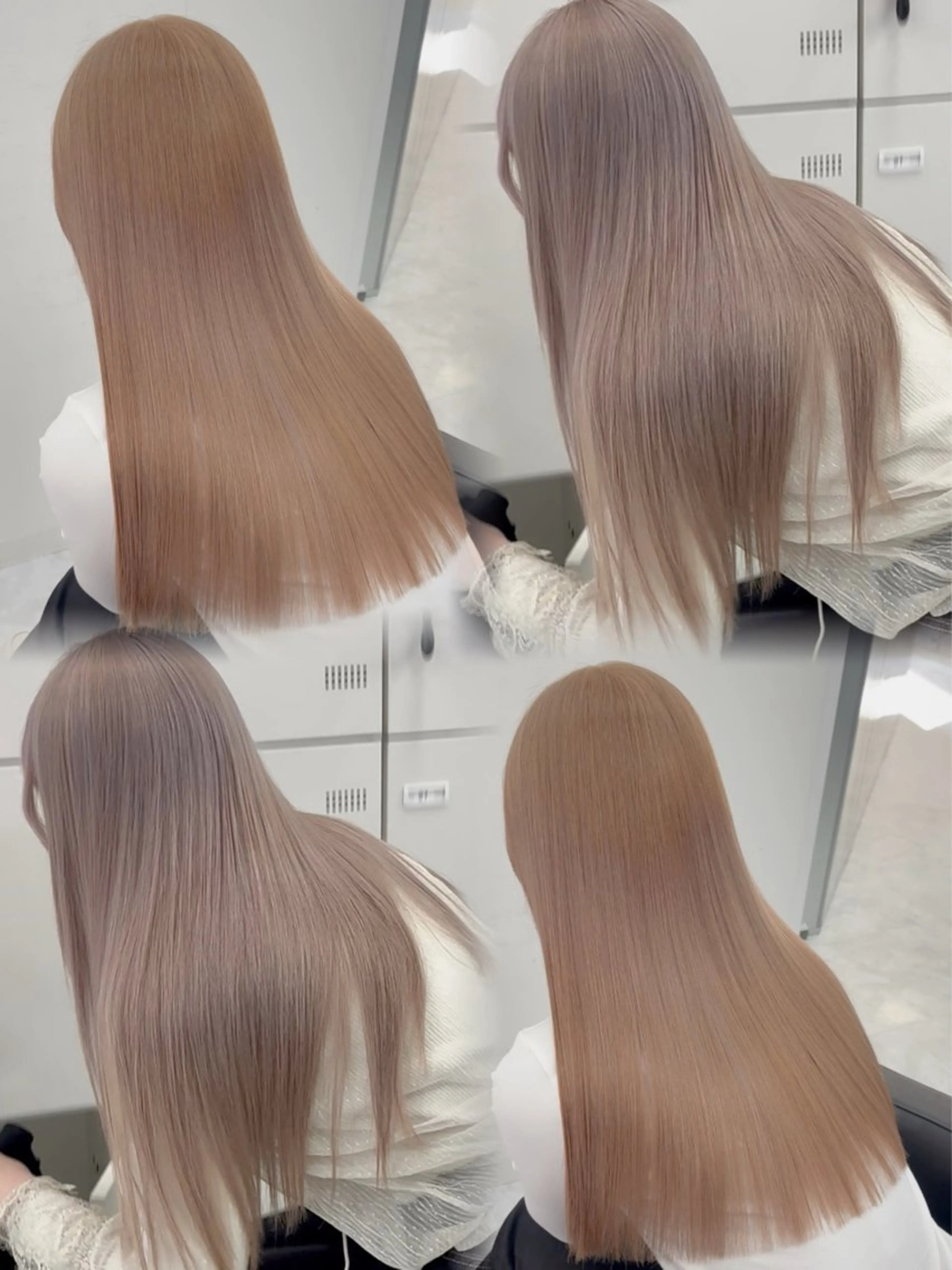 🤎ミルクティーカラーにしたい方はこちら‪🤎ケアブリーチ1回➕カラーの写真