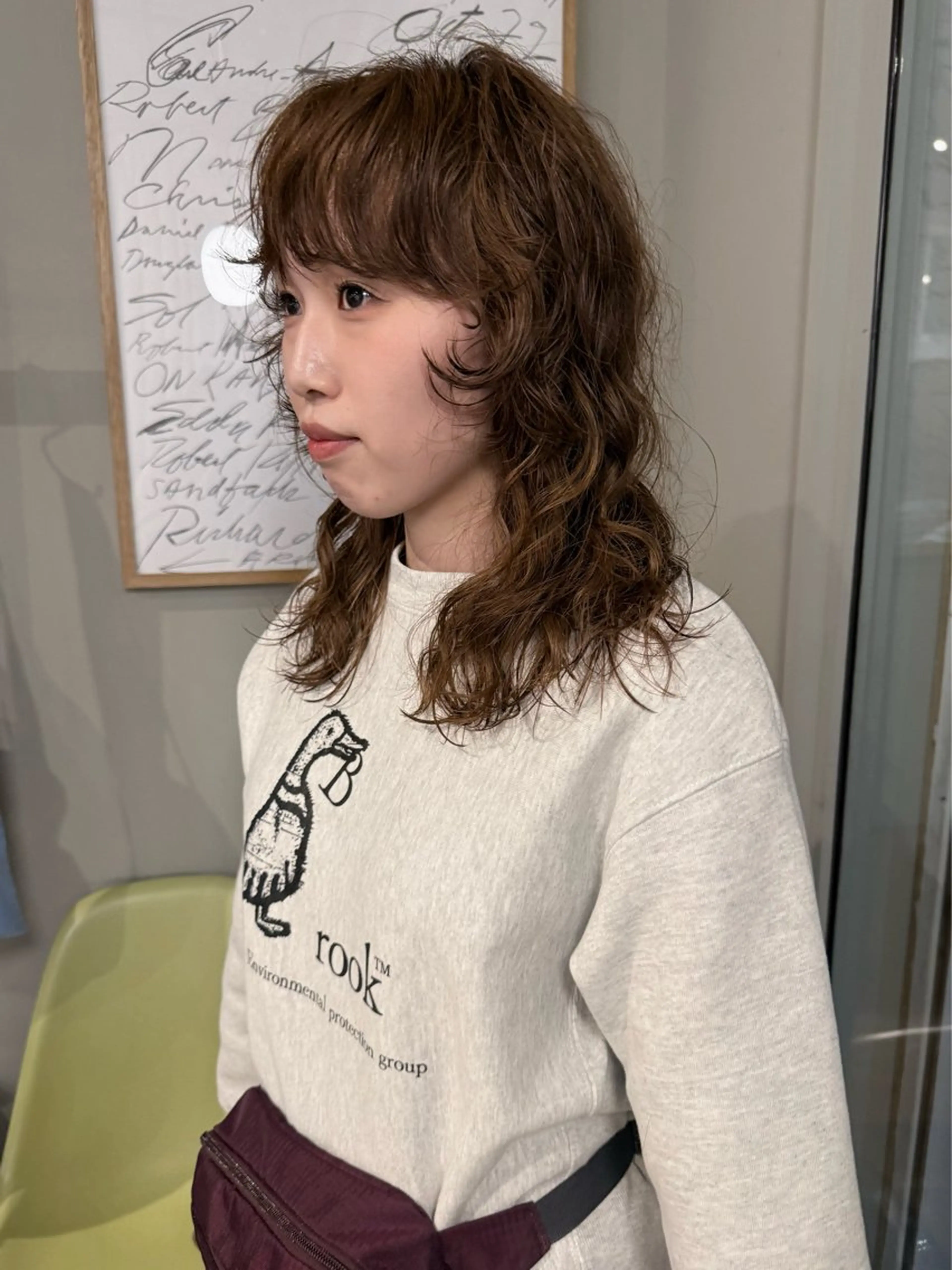 パーマ カット パーマ トリートメント ショート/パーマ /muku サリのヘアスタイル