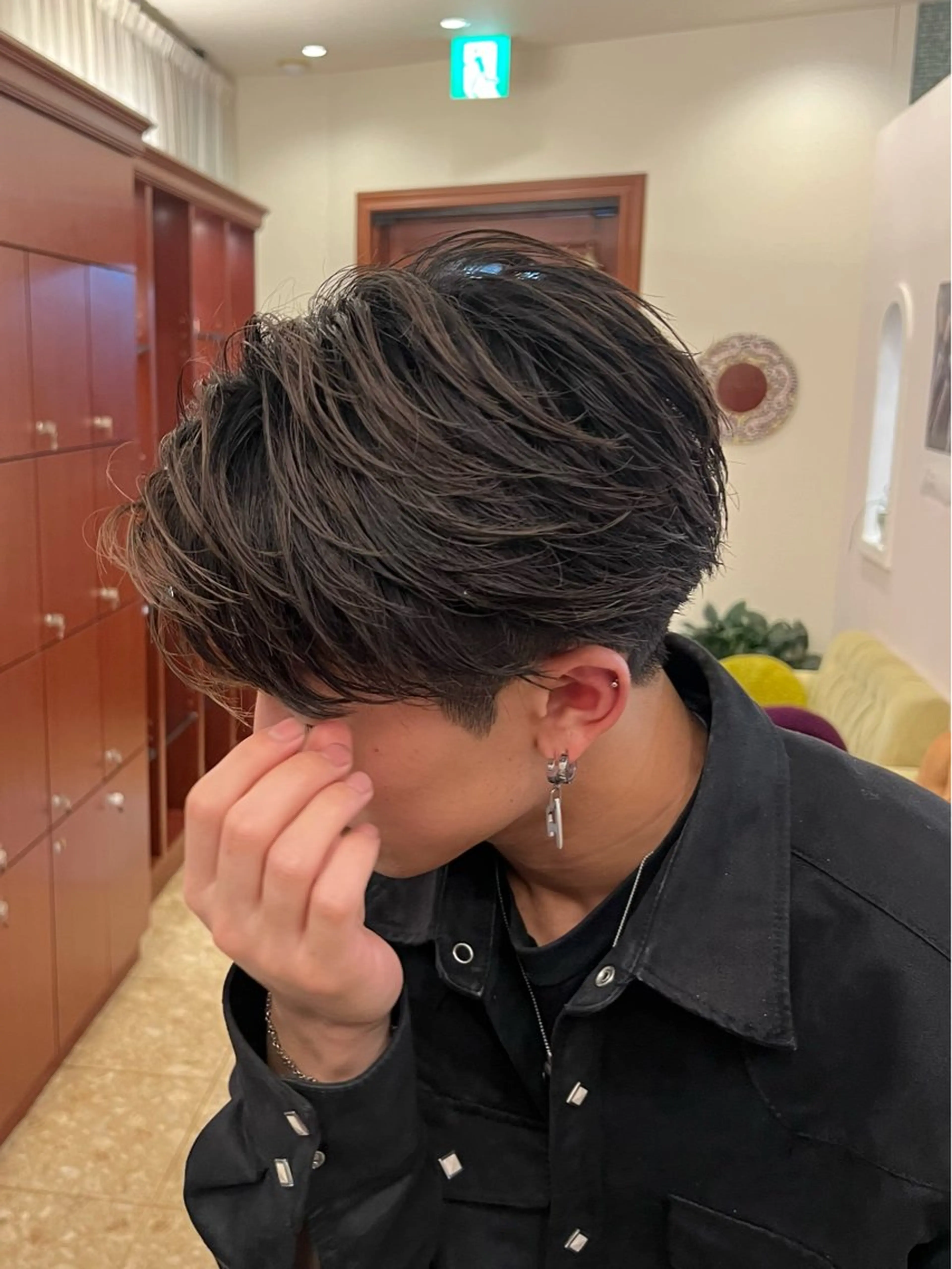 【新生活応援☆】第一印象UP！メンズカット＋ニュアンスパーマ¥12320→¥11000の写真