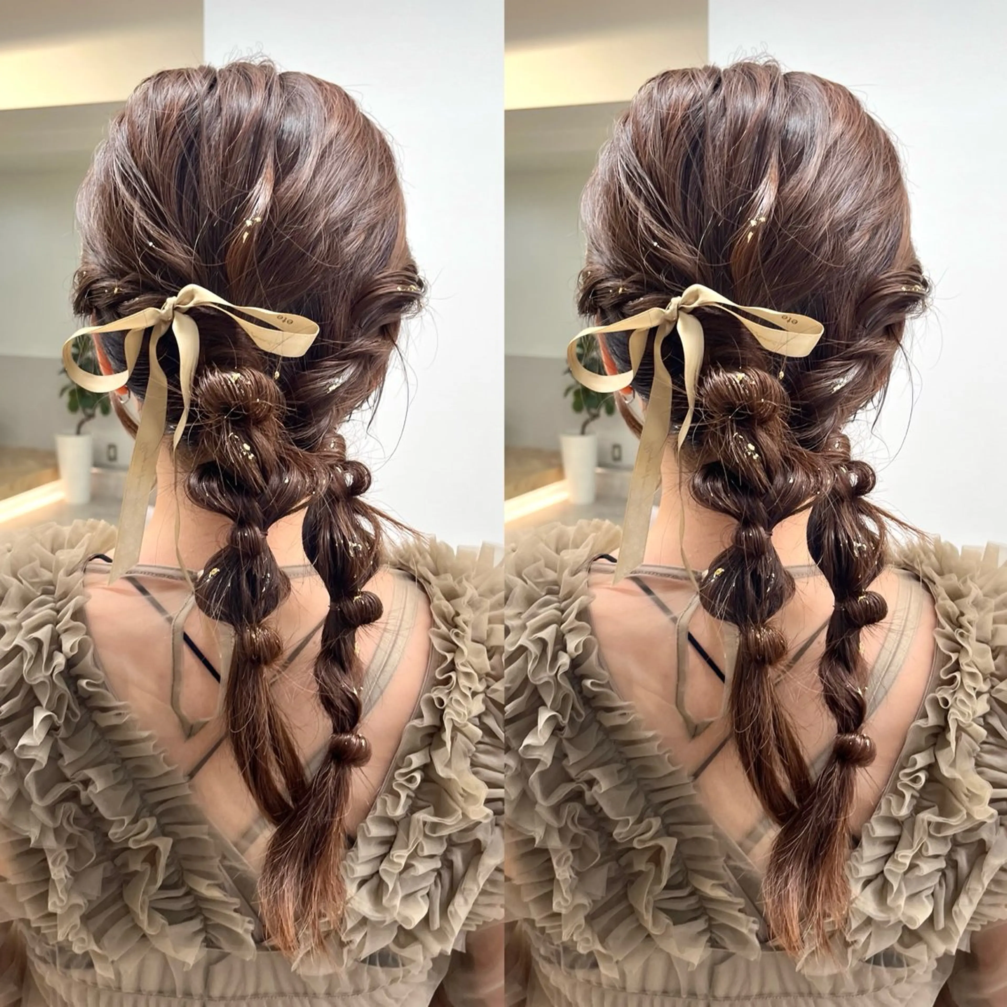 ☁️ヘアセット【 人気⋆ ツインアレンジ  】の写真