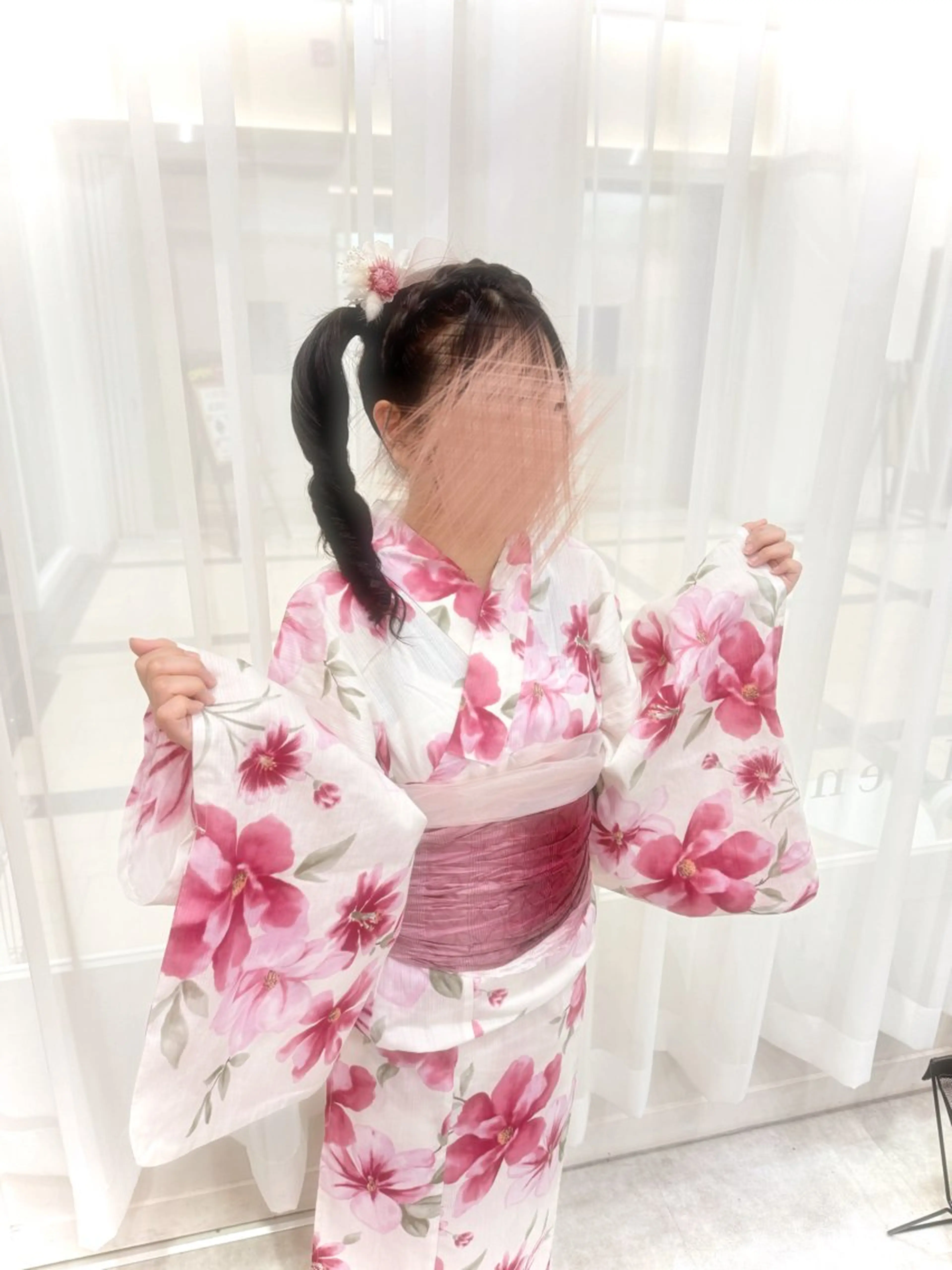 浴衣着付けヘアセットの写真