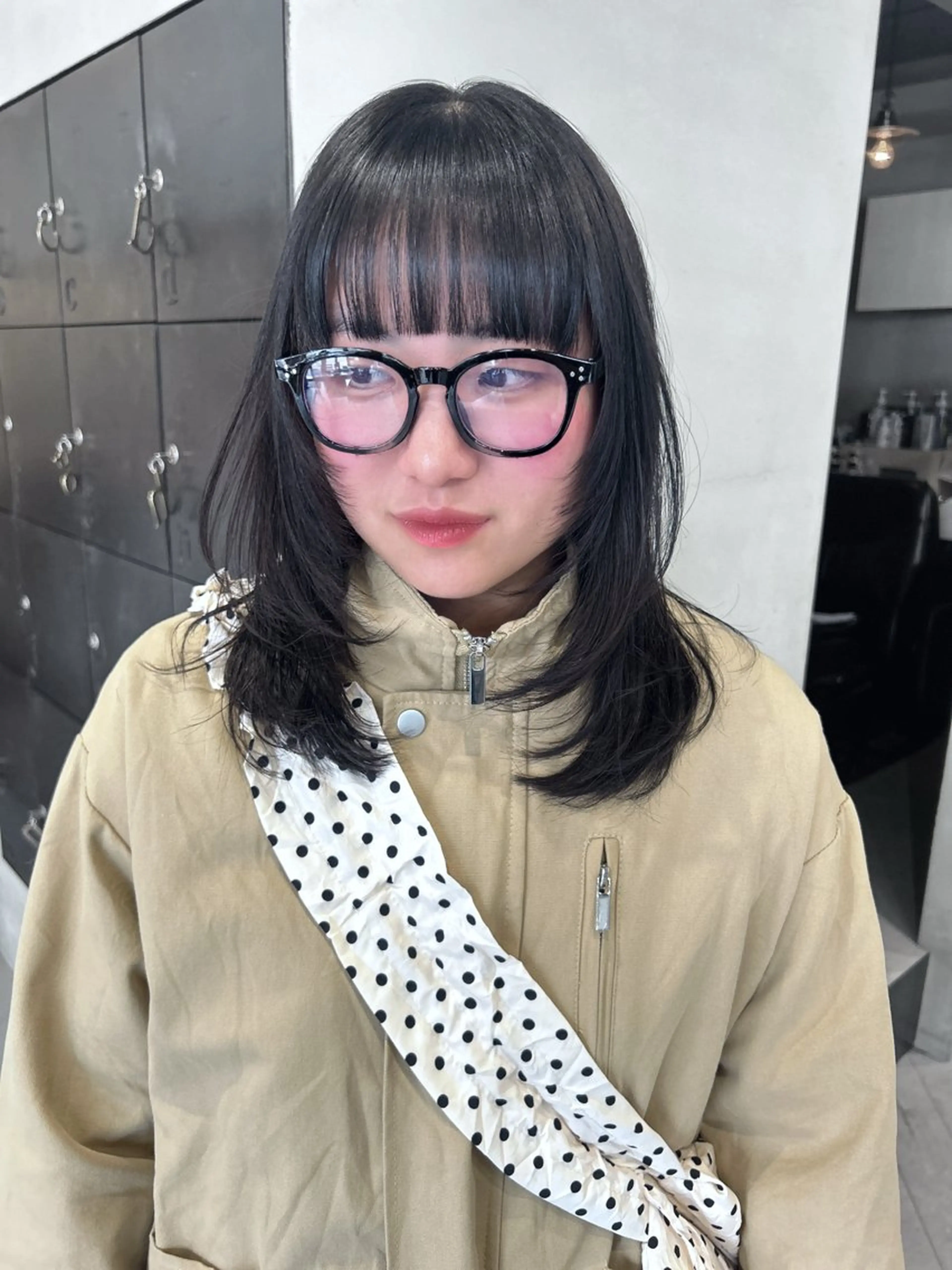 ミディアム カット kyoka/レイヤー /ハッシュカットのヘアスタイル