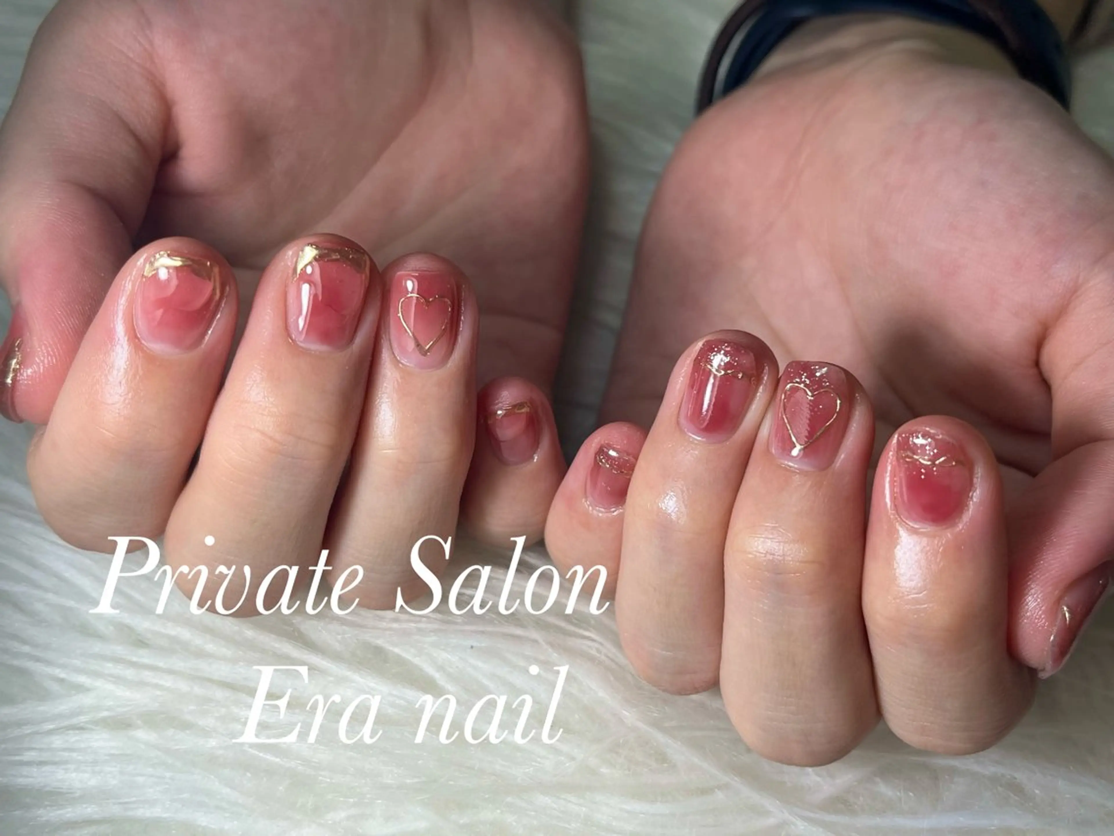 ネイル ミラーネイル ニュアンスネイル Era nailのネイルデザイン