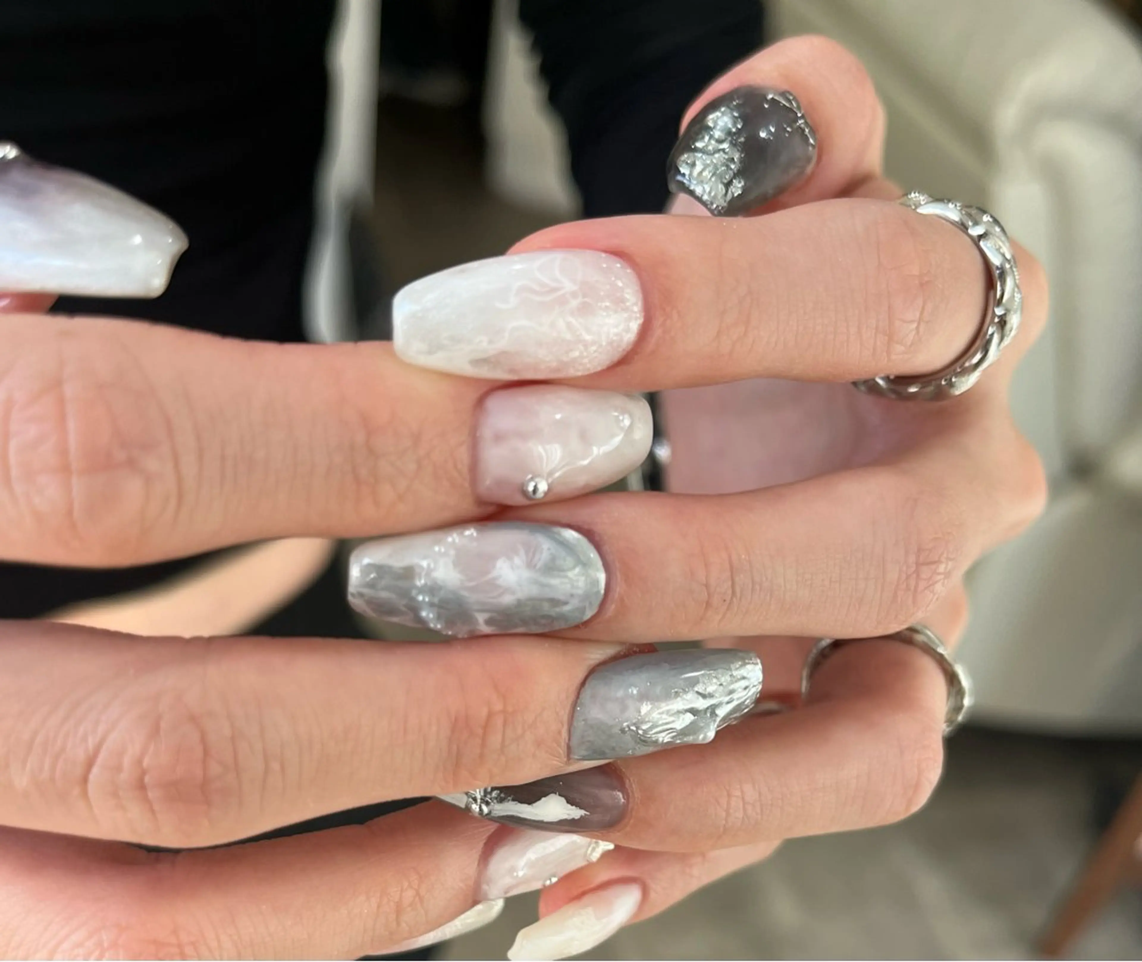 ネイル ロングネイル repos 金山ネイルサロンのネイルデザイン