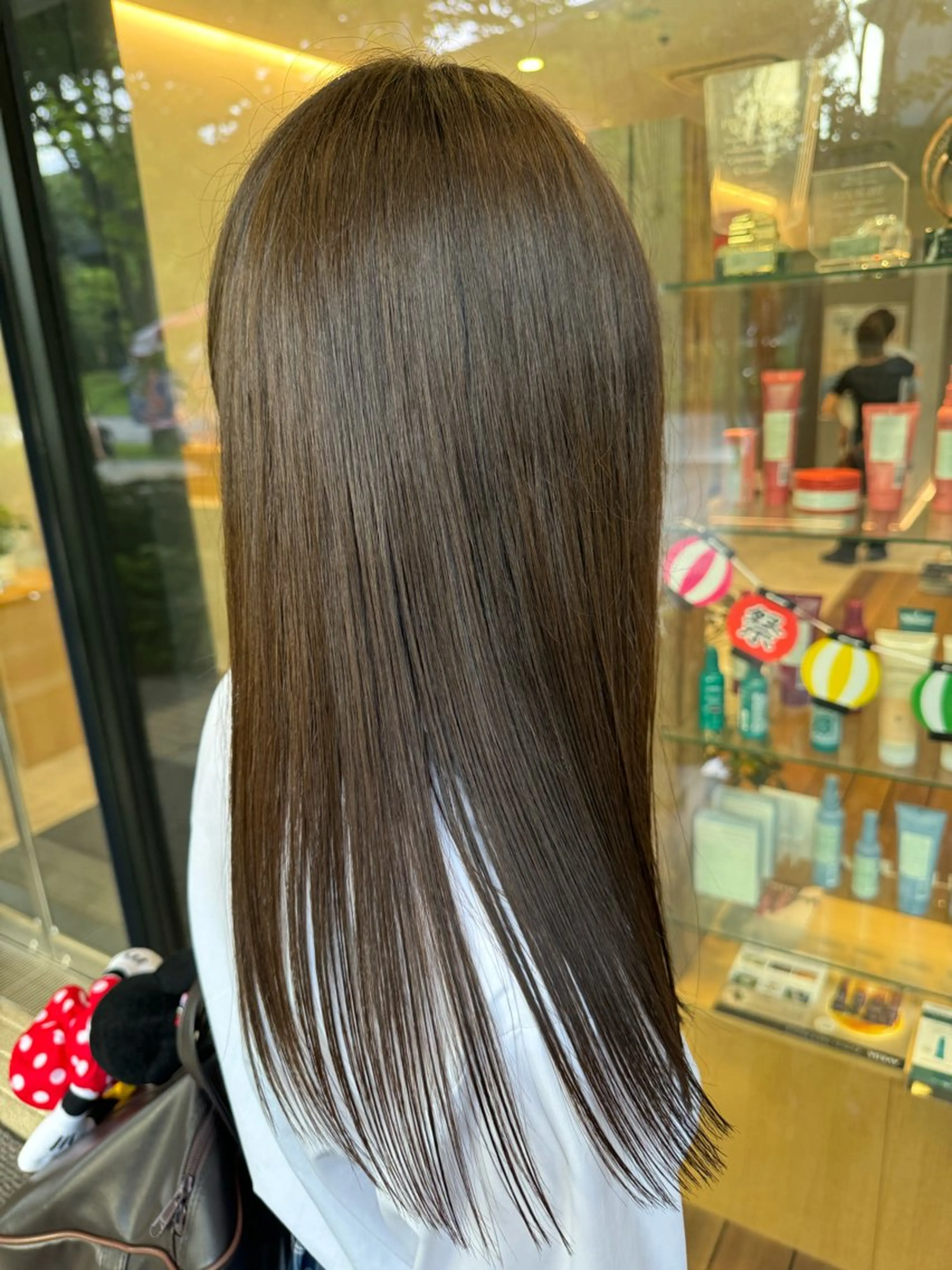 ロング カラー ブリーチ ブリーチなしカラー 鈴木結花/立川美容師 /お悩み解決型美容師のヘアスタイル