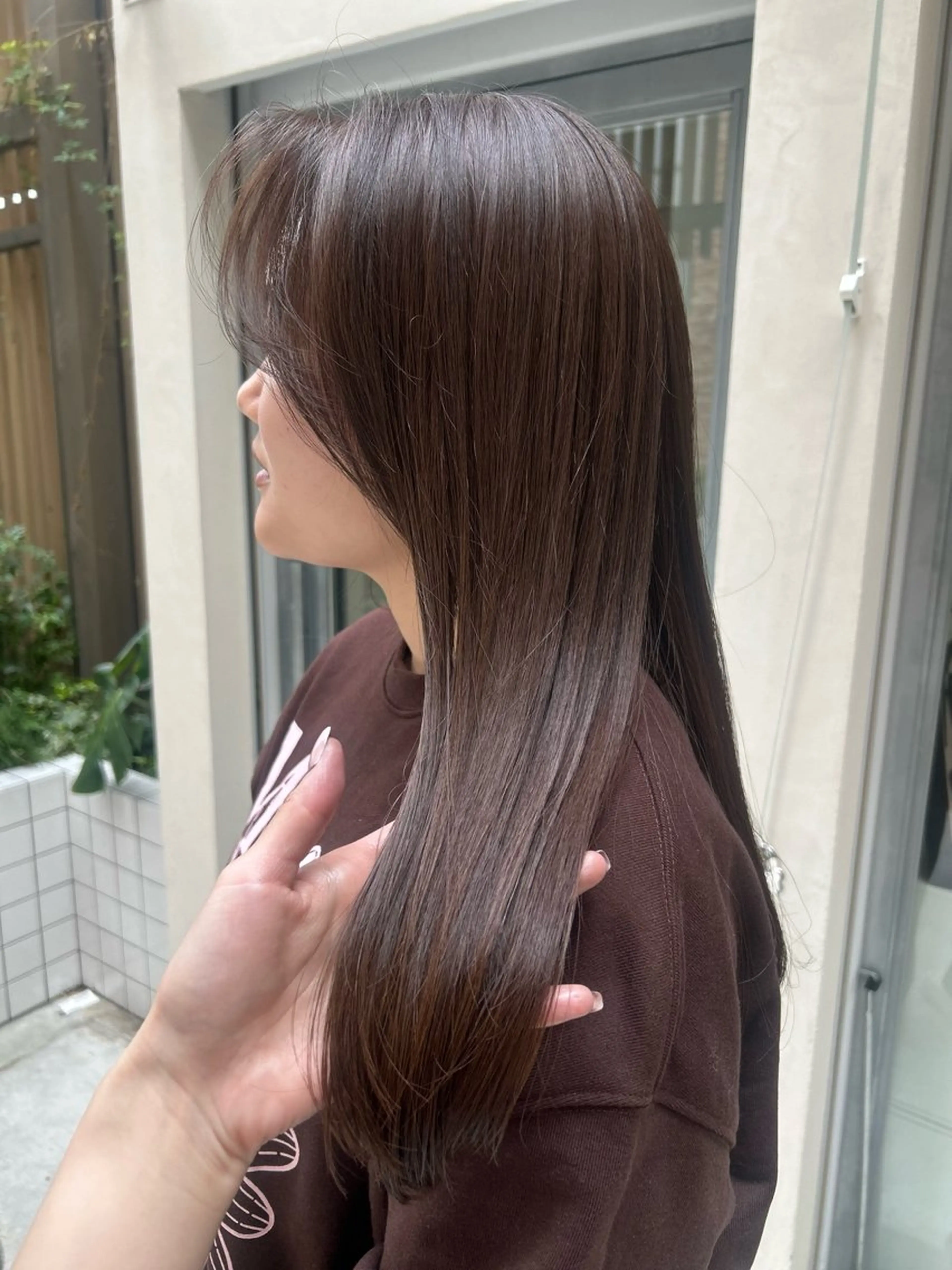 ロング 江坂/レイヤー/ボブ nacaのヘアスタイル