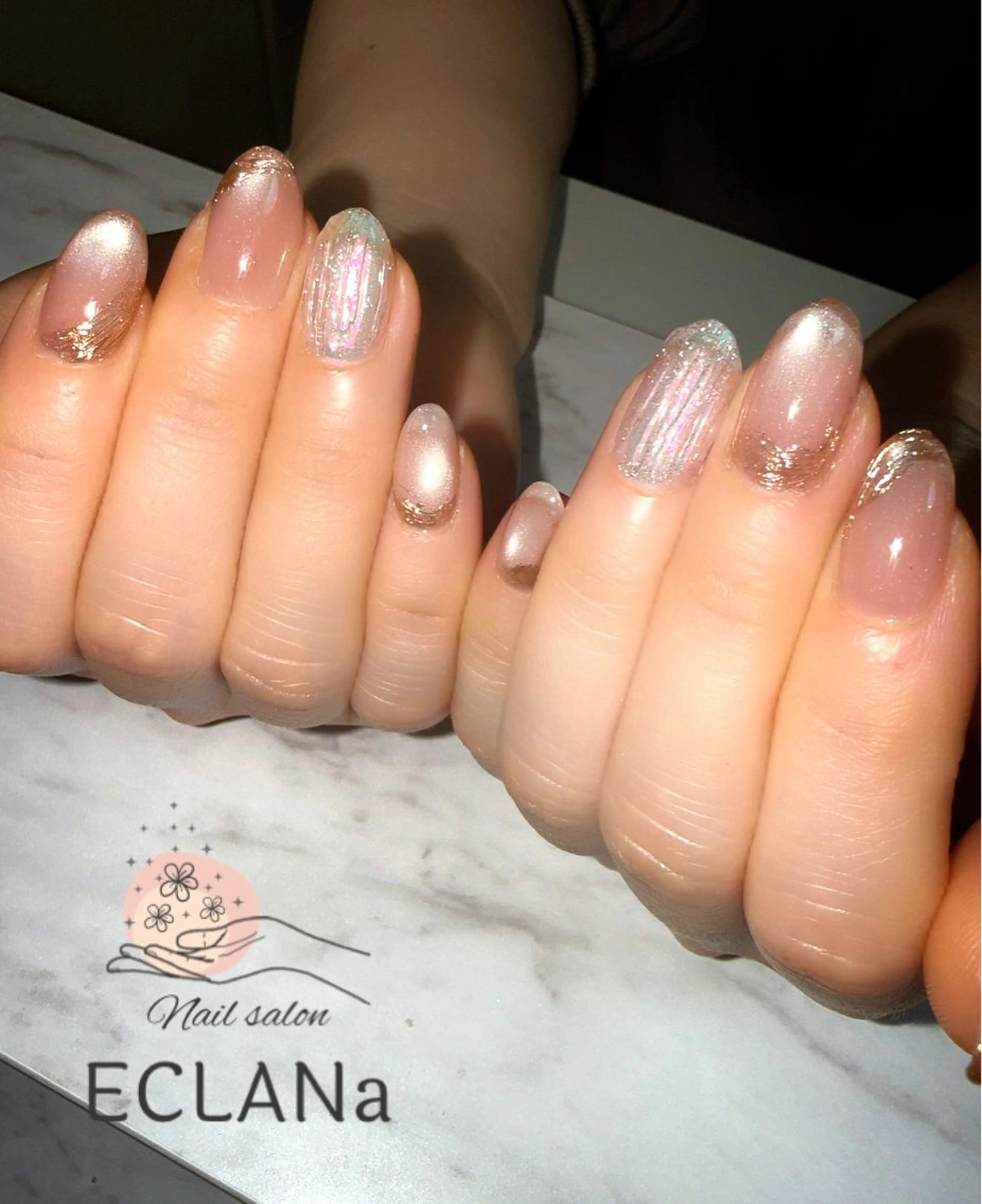 ネイル ハンドネイル Nail salon ECLANaのネイルデザイン